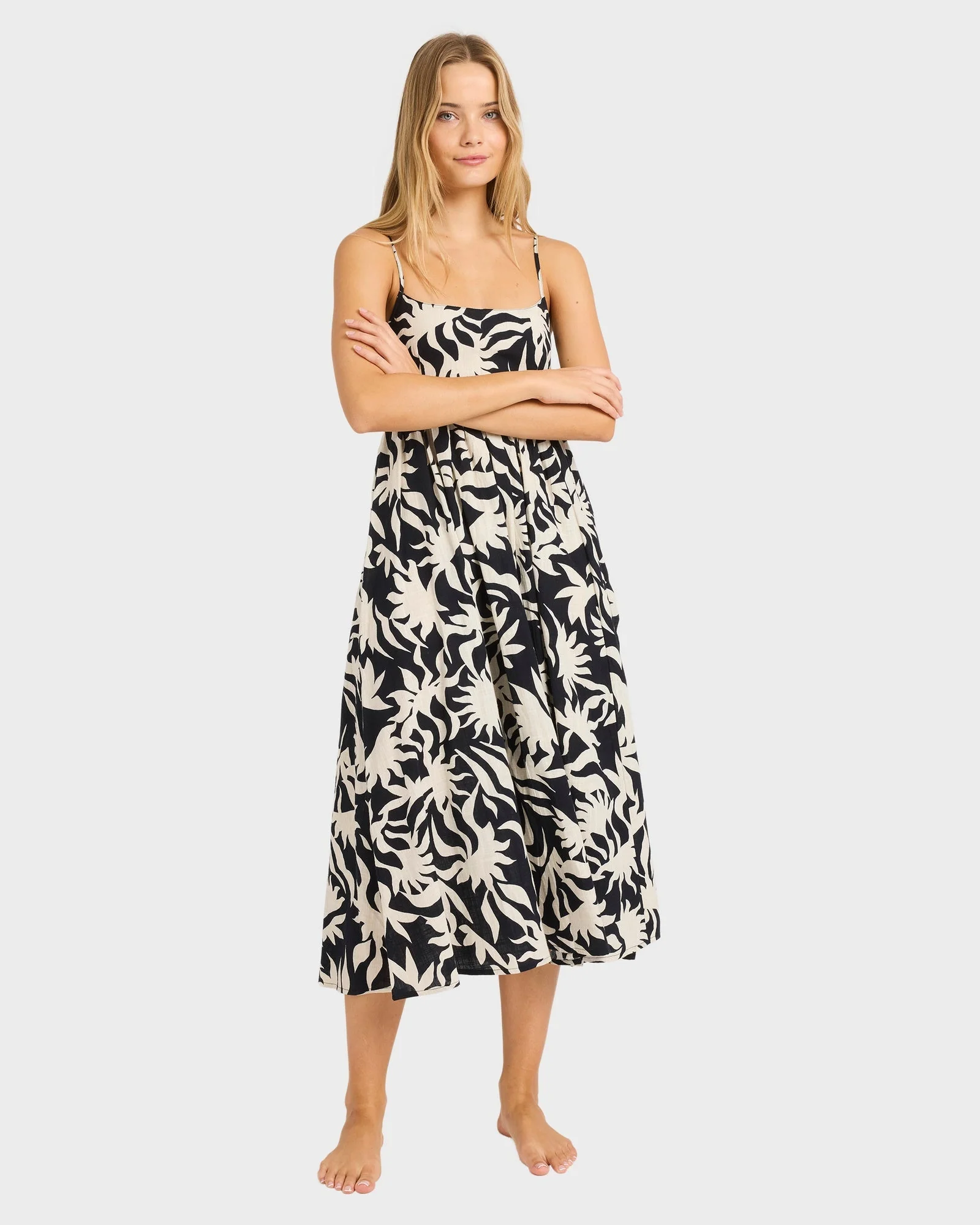Womens By My Side Island Heat Midi Dress - Image 3