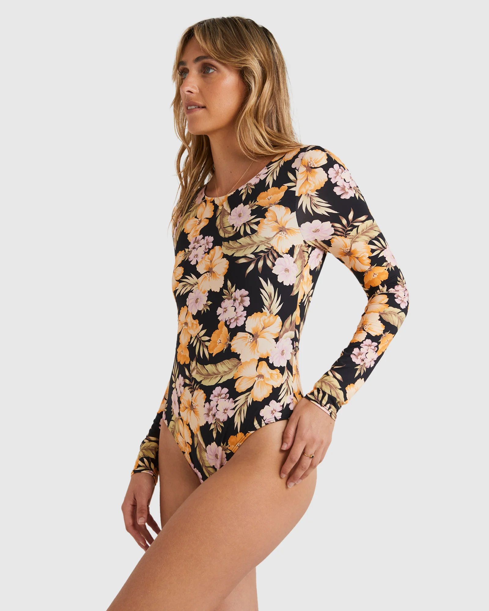 Womens Calypso Bodysuit Rash Vest - Image 2