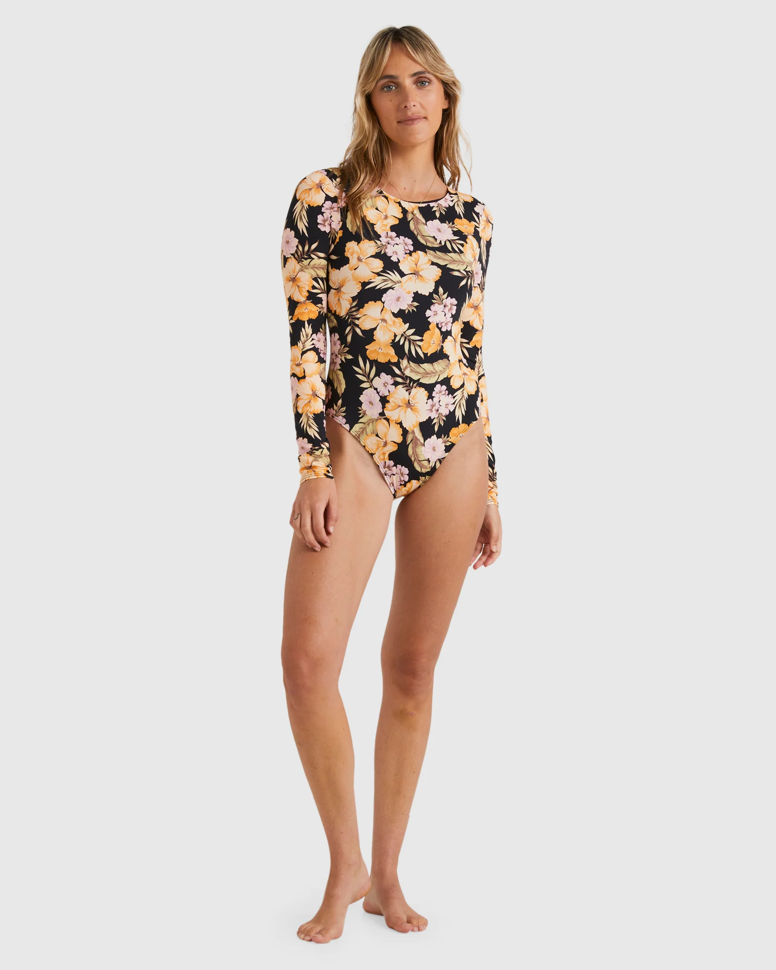 Womens Calypso Bodysuit Rash Vest - Image 5