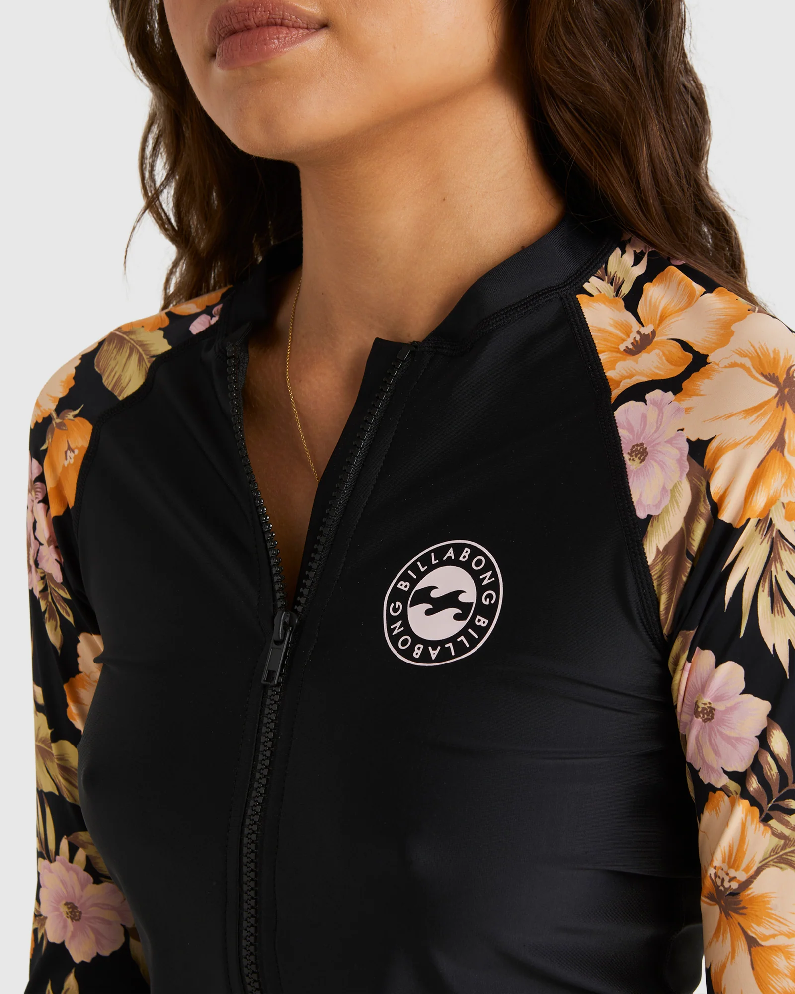 Womens Calypso Pipa Long Sleeve Rash Vest - Image 4