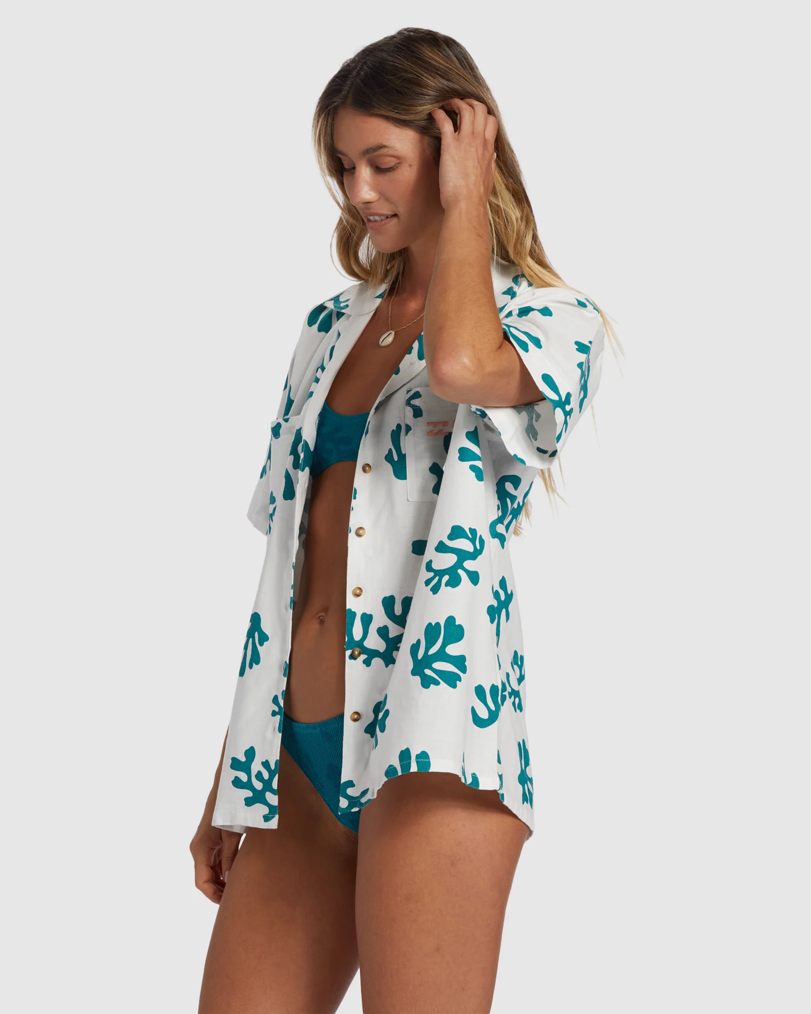 Womens Campy Coral Shirt - Image 2