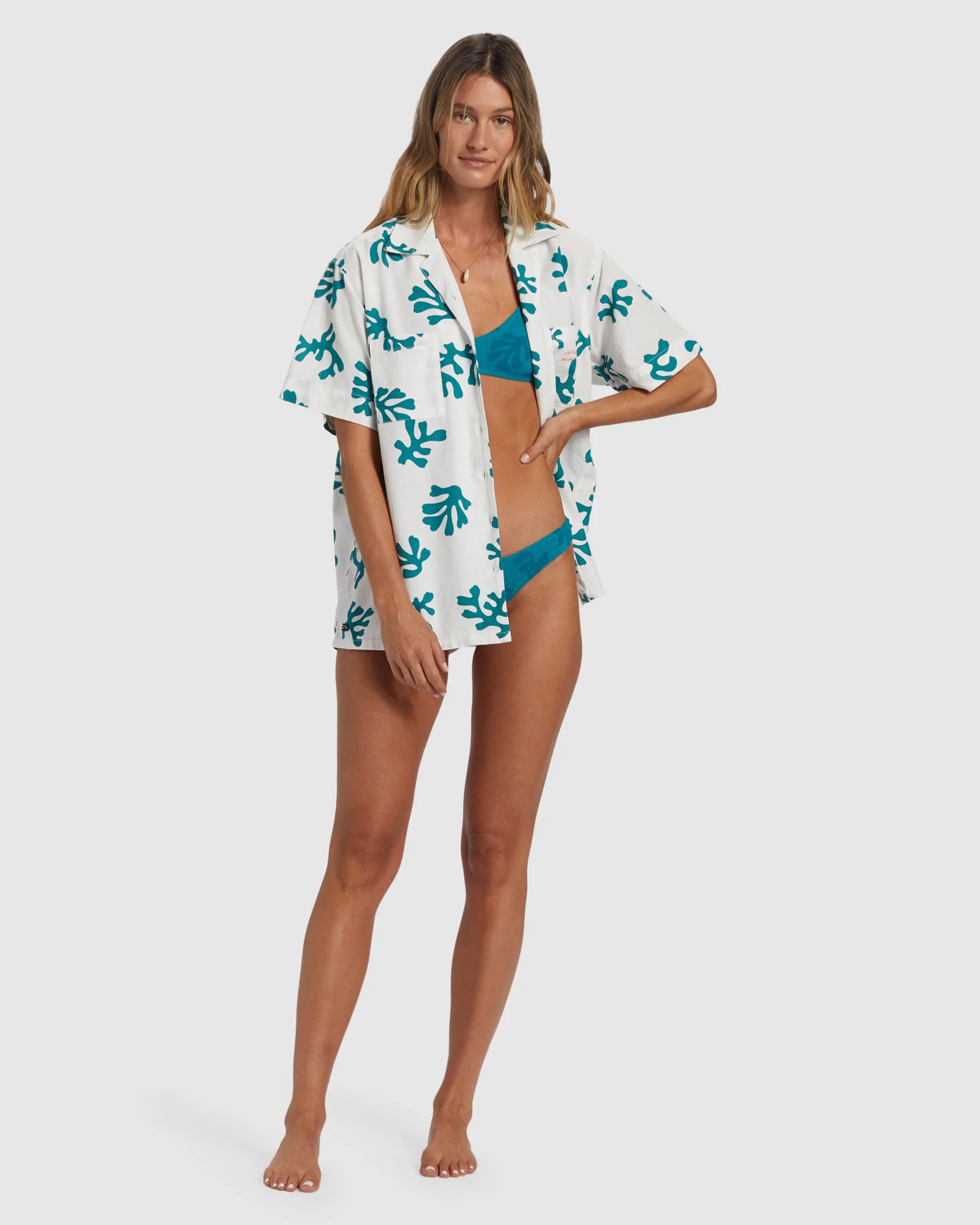 Womens Campy Coral Shirt - Image 5