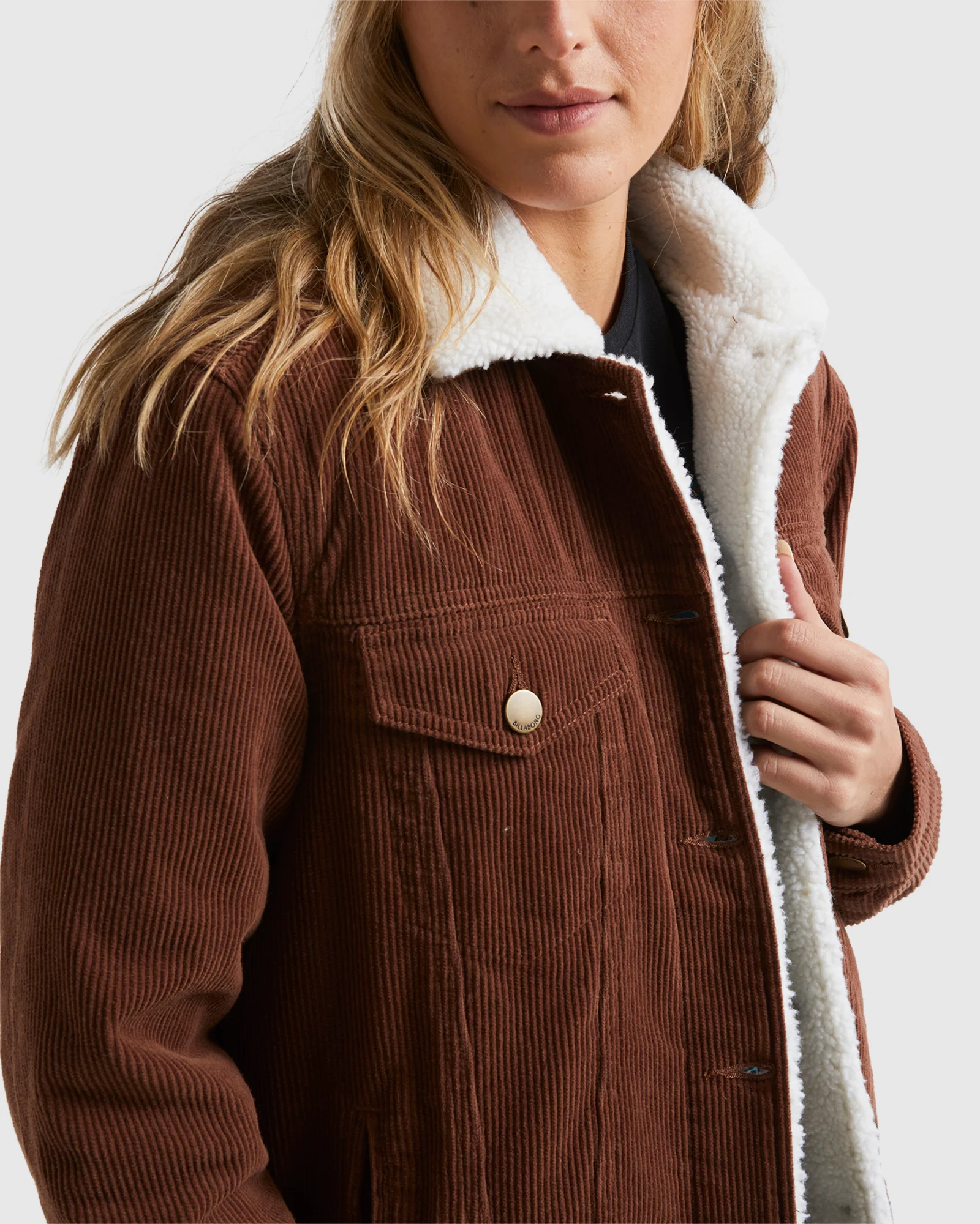 Womens Candy Cord Jacket - Image 4