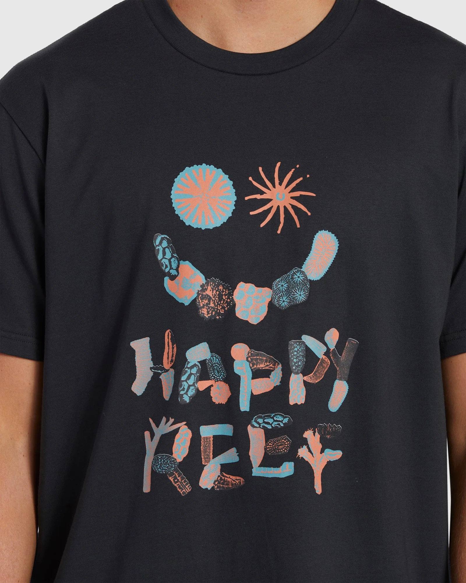 Mens Coral Gardeners Happy Reef T-Shirt - Image 4