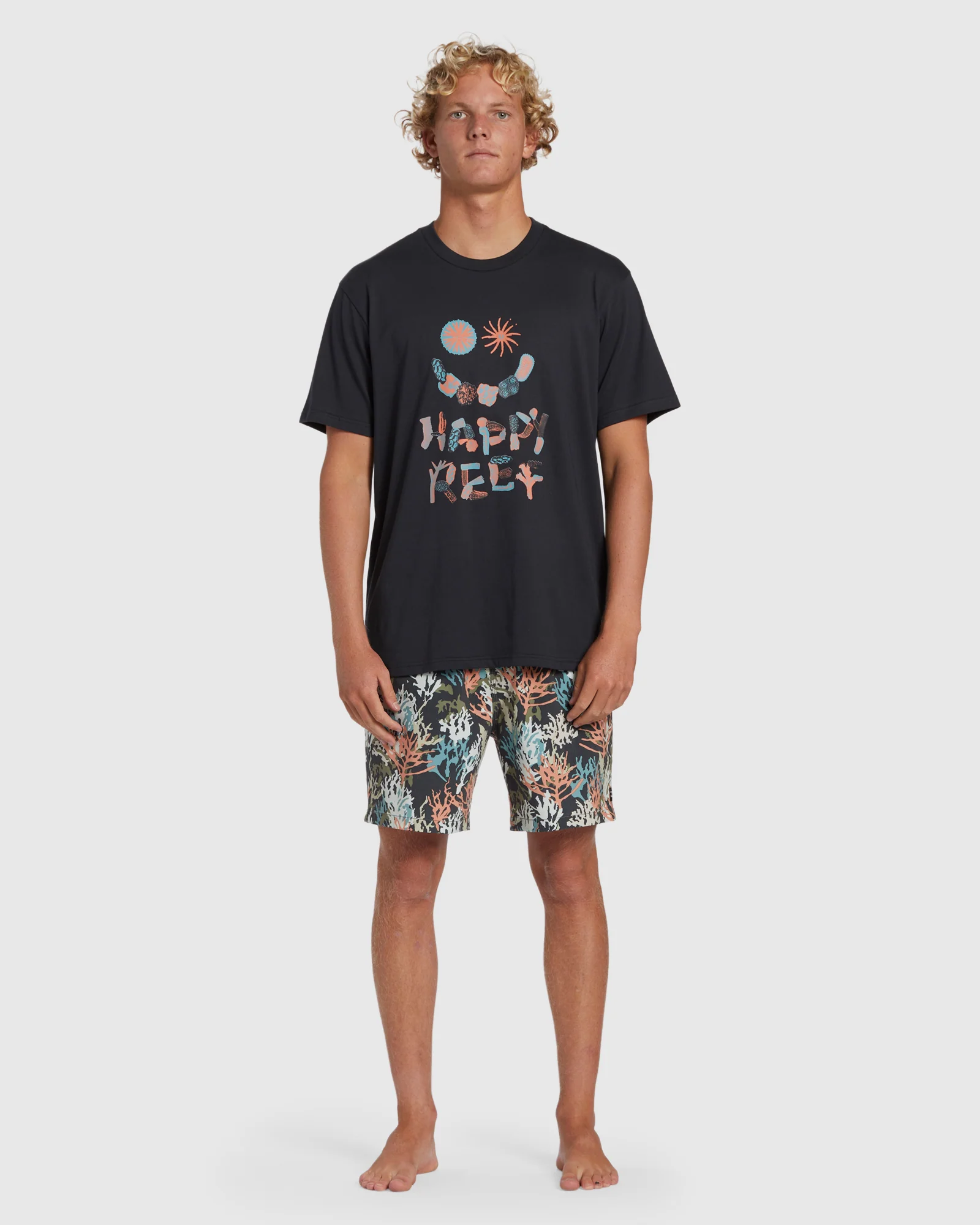 Mens Coral Gardeners Happy Reef T-Shirt - Image 5