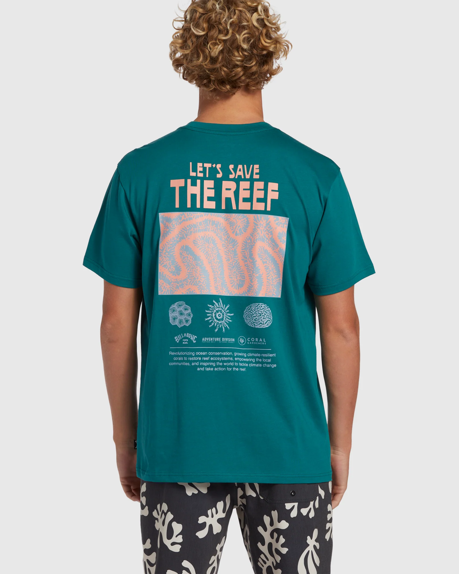 Mens Coral Gardeners Reef Nursery T-Shirt - Image 3