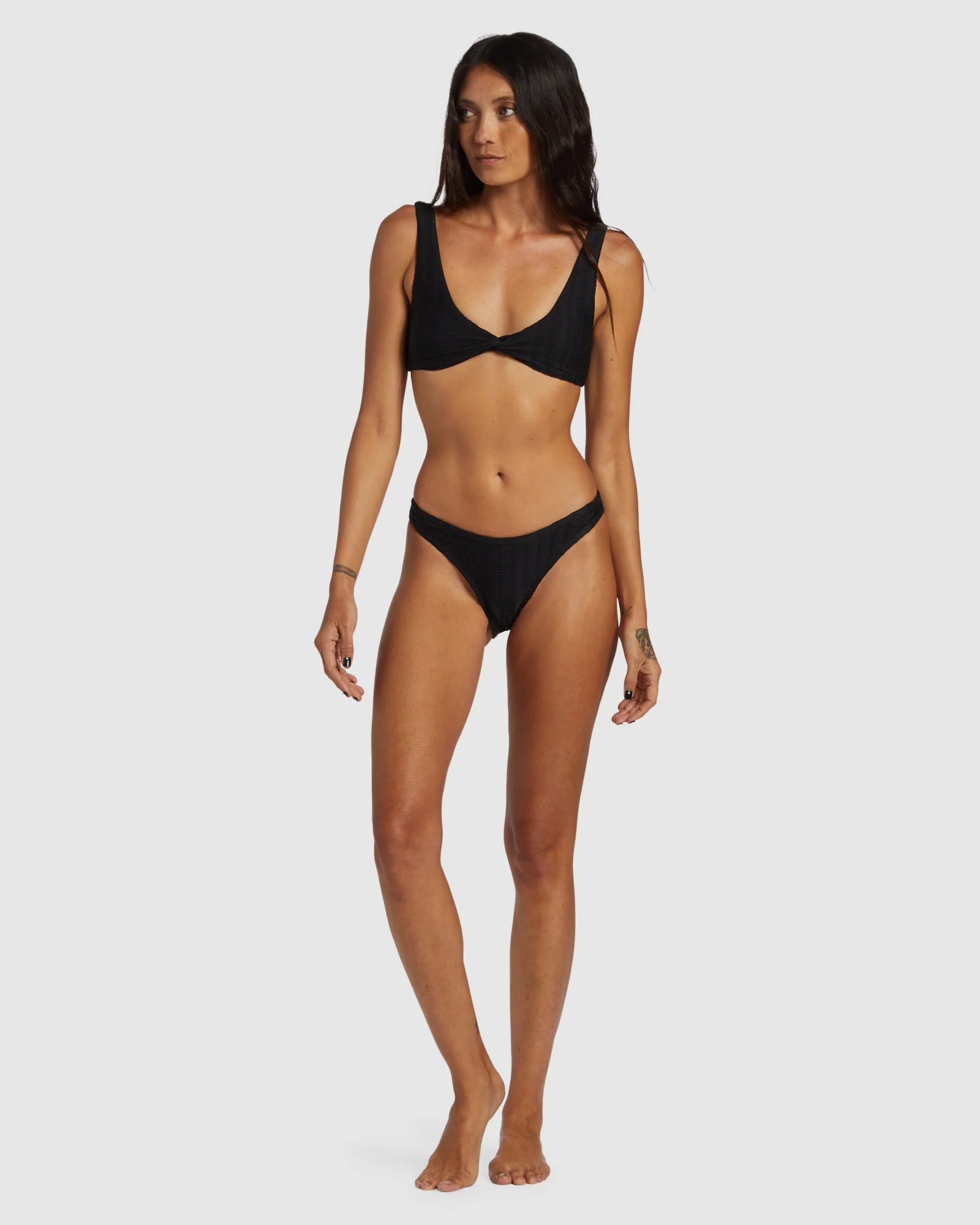 Womens Coral Gardeners Wave Trip High Leg Bikini Bottom - Image 5