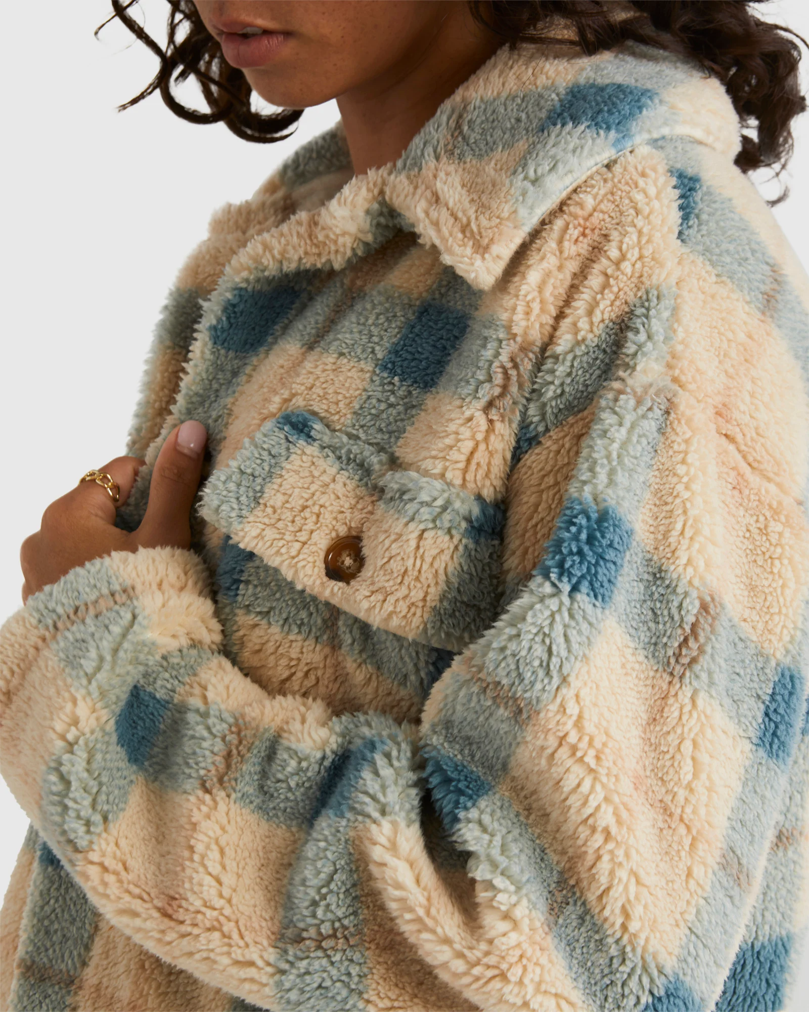 Womens Check Mate Jacket - Image 4