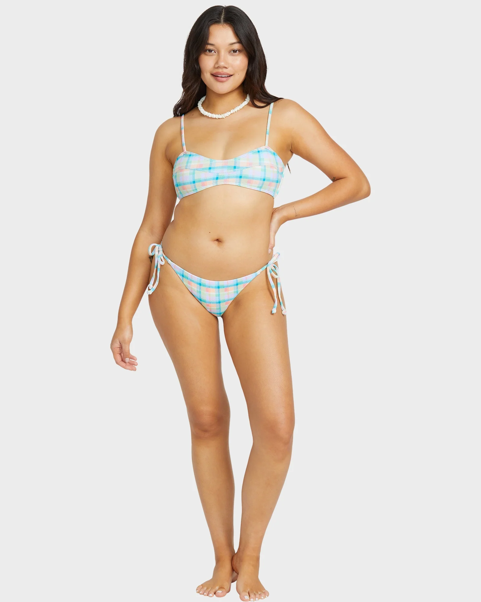 Womens Check The Waves Eve Bralette Bikini Top - Image 5
