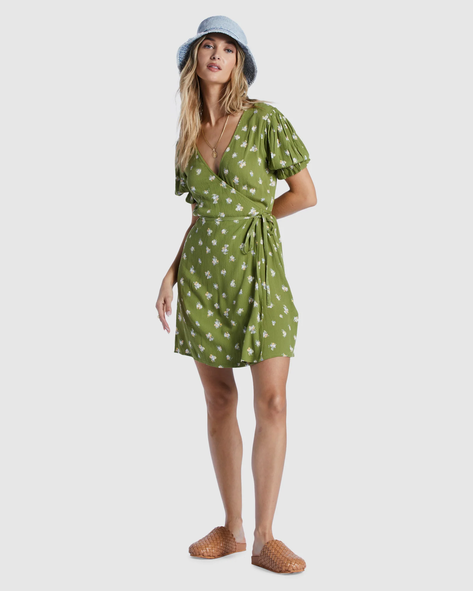 Womens Chiquita Wrap Dress - Image 5