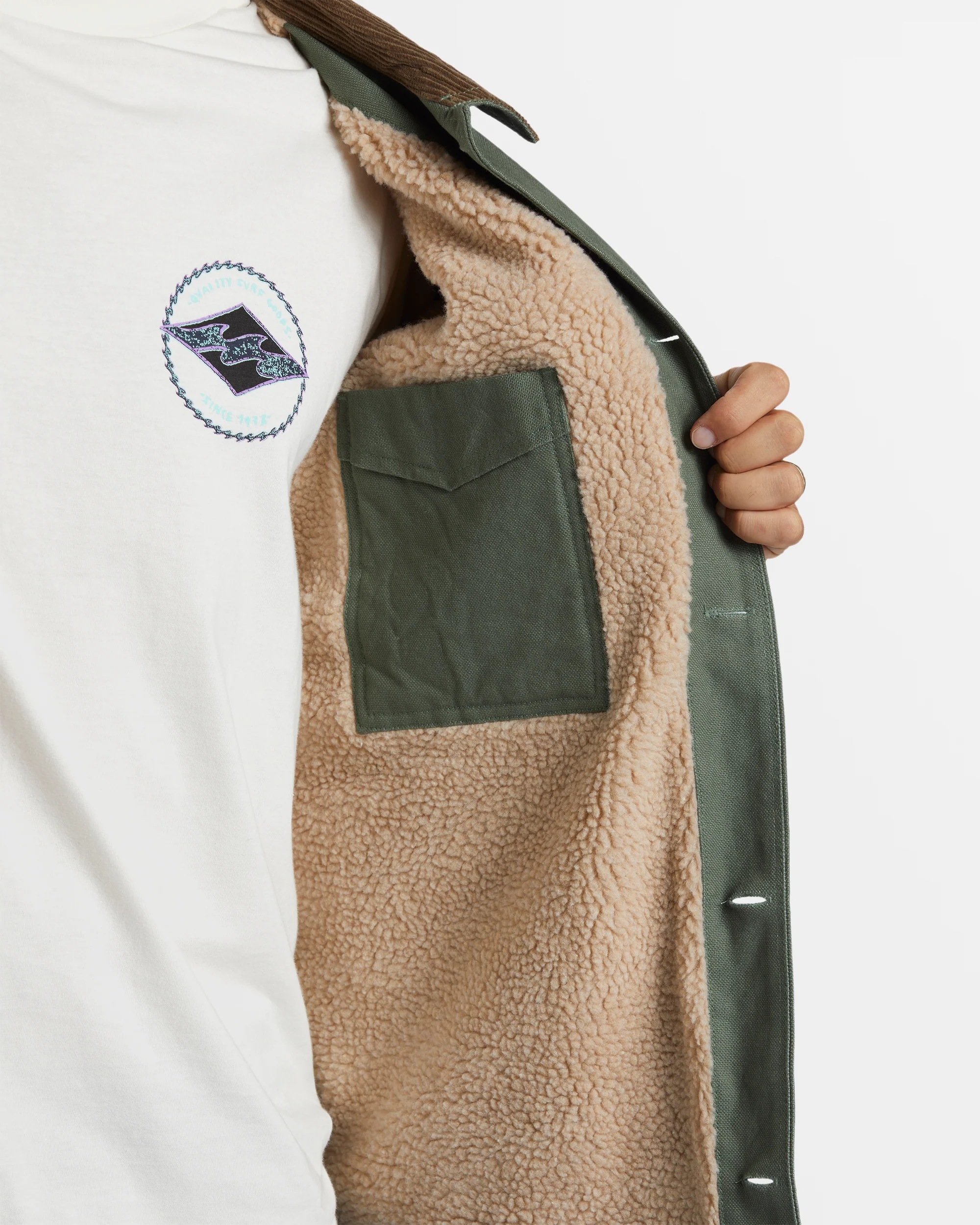 Mens Chore Sherpa Jacket - Image 5