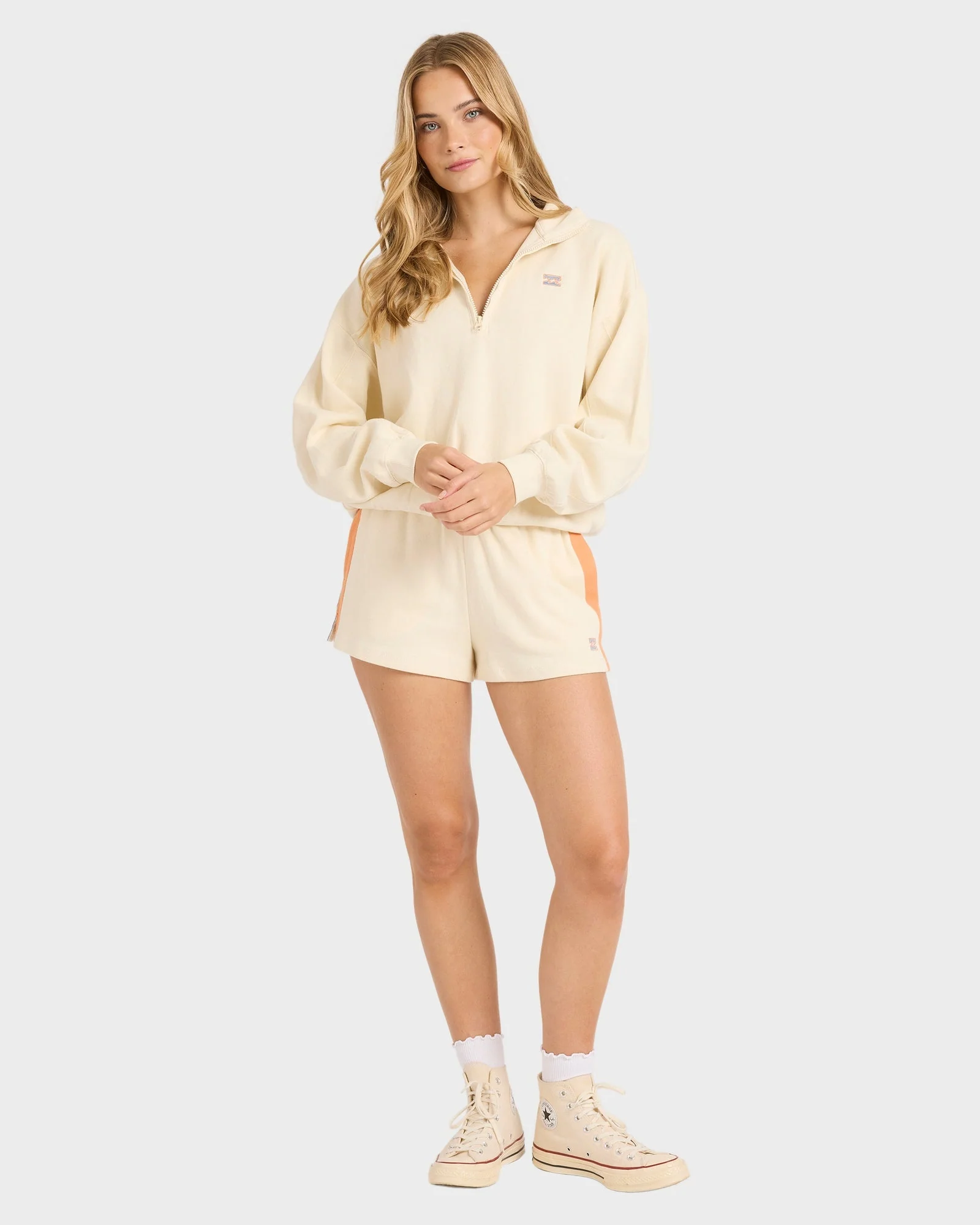 Womens Classic Feels Half Zip Pullover - Image 5
