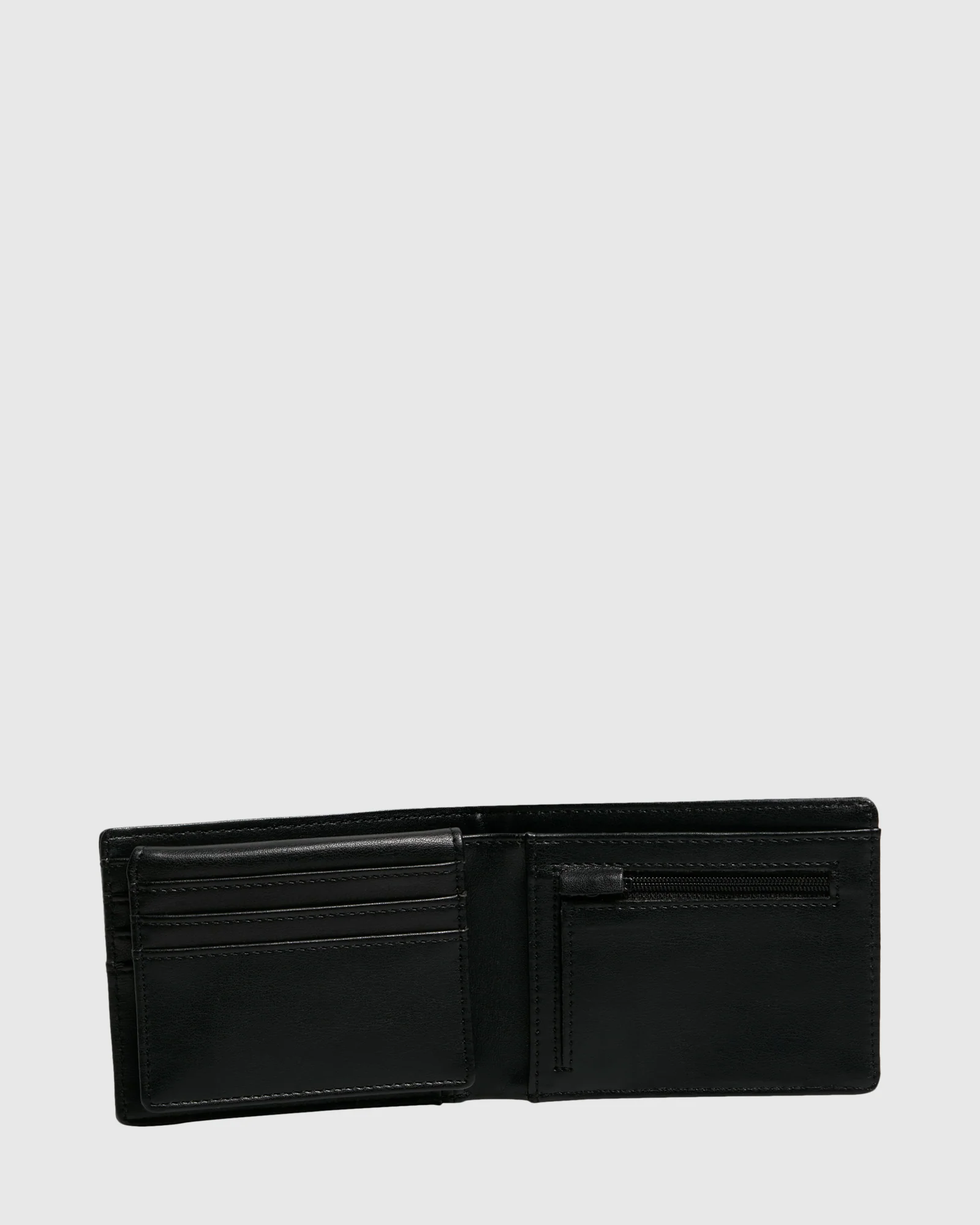 Mens Classic Flip Leather Wallet - Image 2