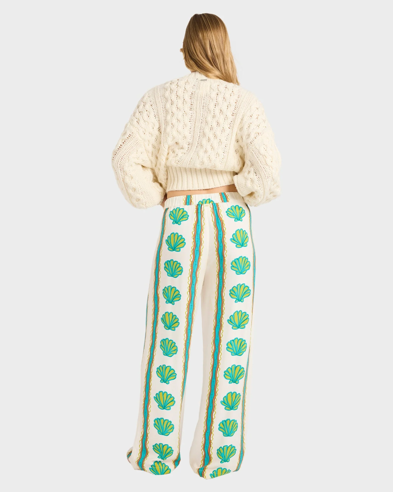Womens Coastal Crush Elastic Pants - Image 3