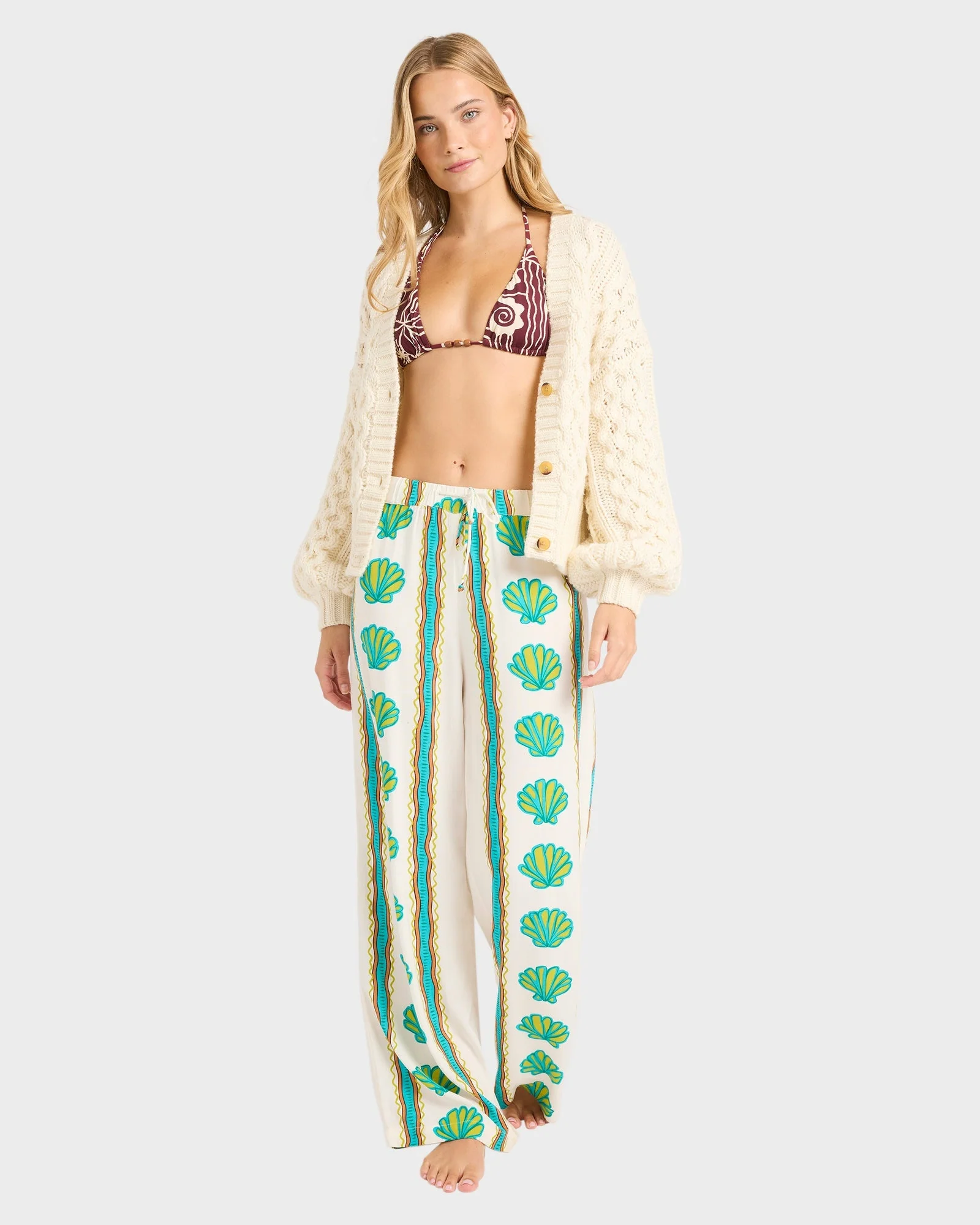 Womens Coastal Crush Elastic Pants - Image 6