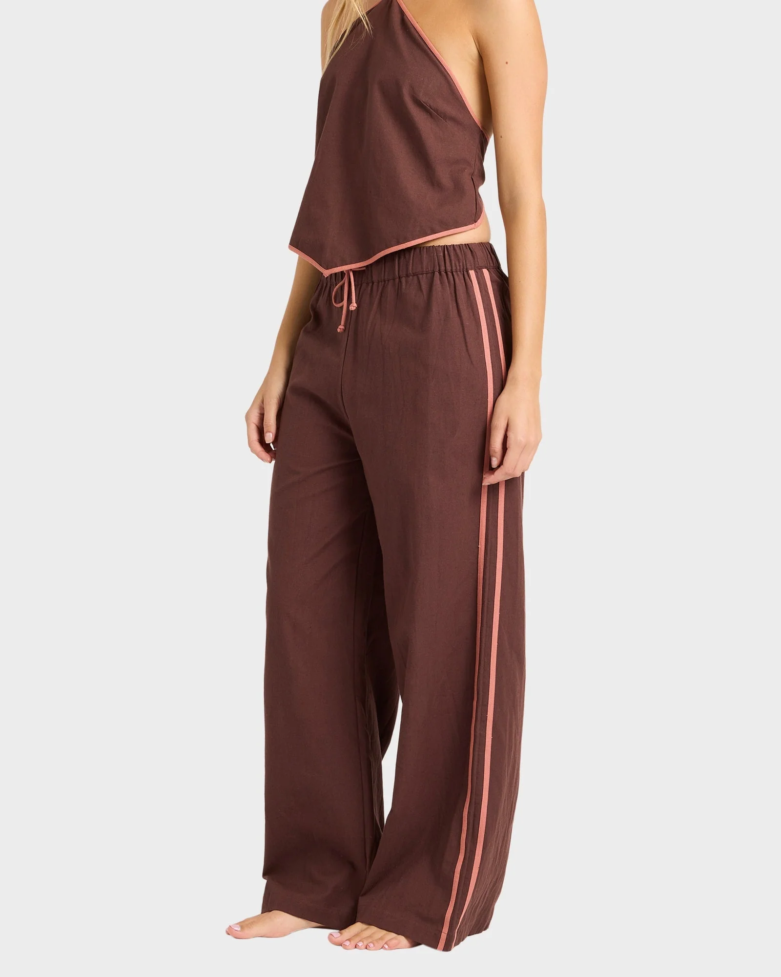 Womens Coastal Crush Elastic Pants - Image 4