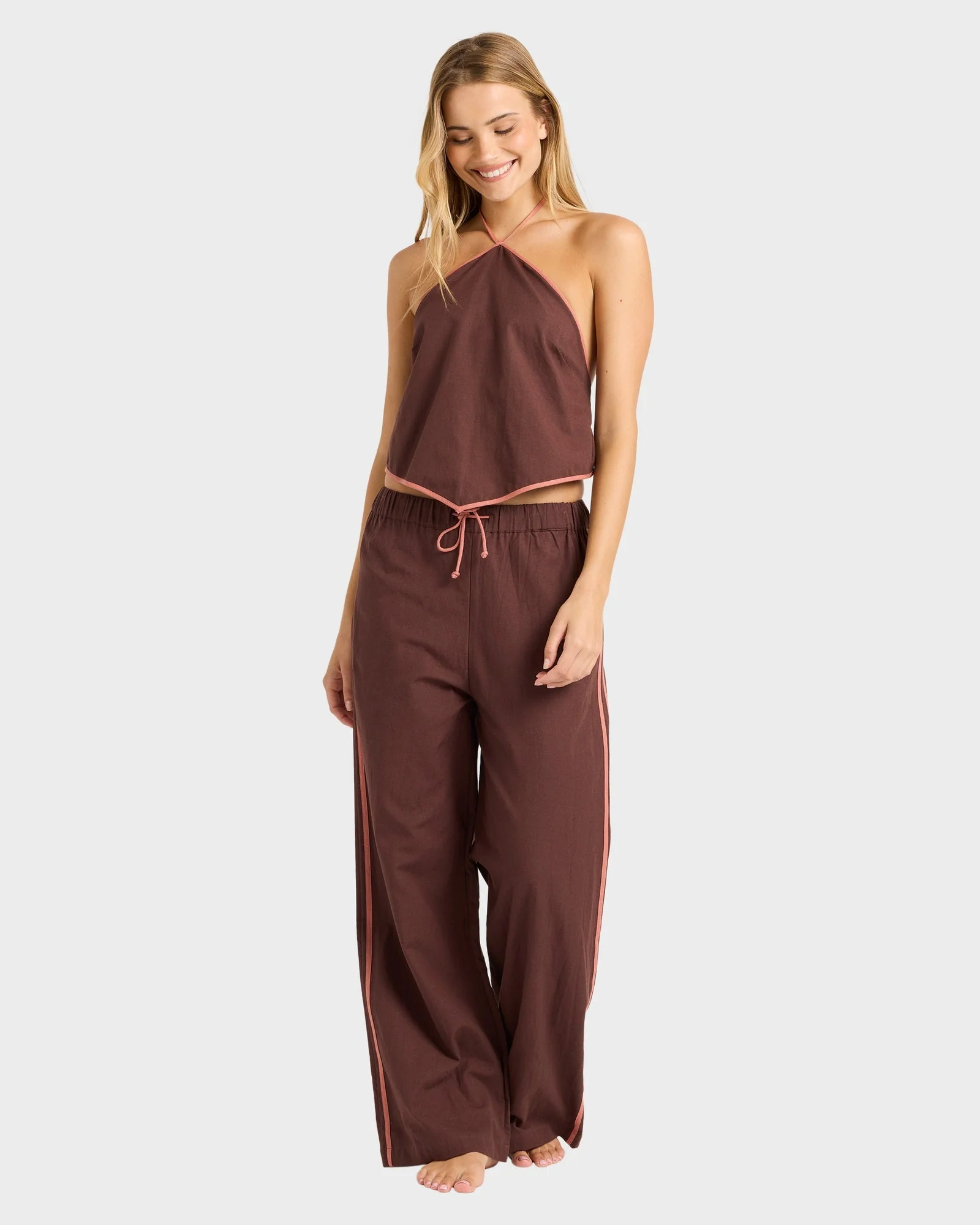 Womens Coastal Crush Elastic Pants - Image 7