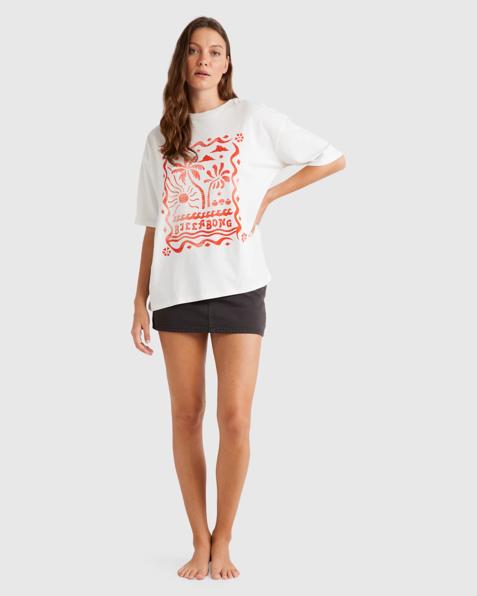 Womens Coastal Tides T-Shirt - Image 5