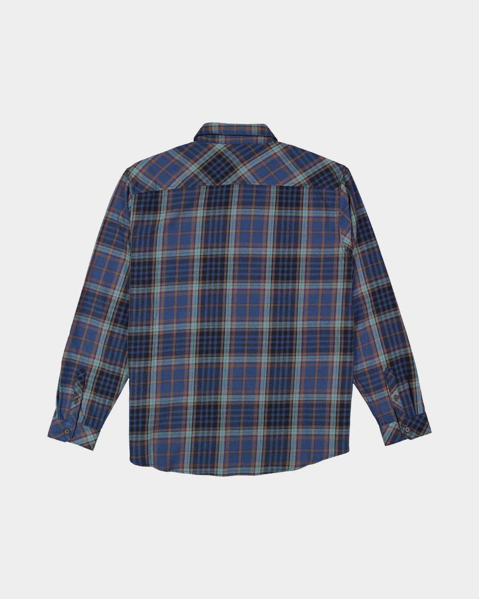 Mens Coastline Long Sleeve Flannel Shirt - Image 2