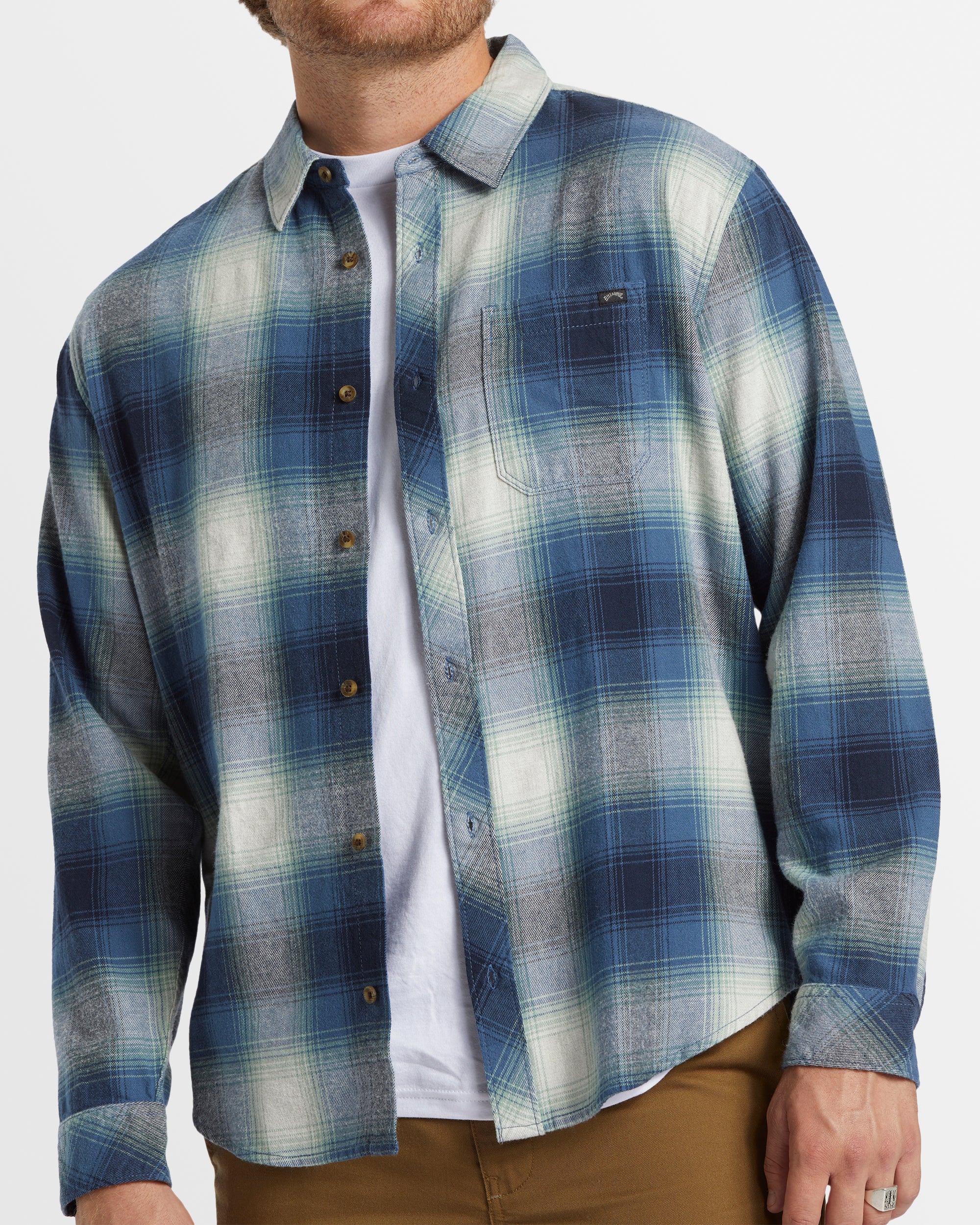 Mens Coastline Flannel Shirt - Image 4
