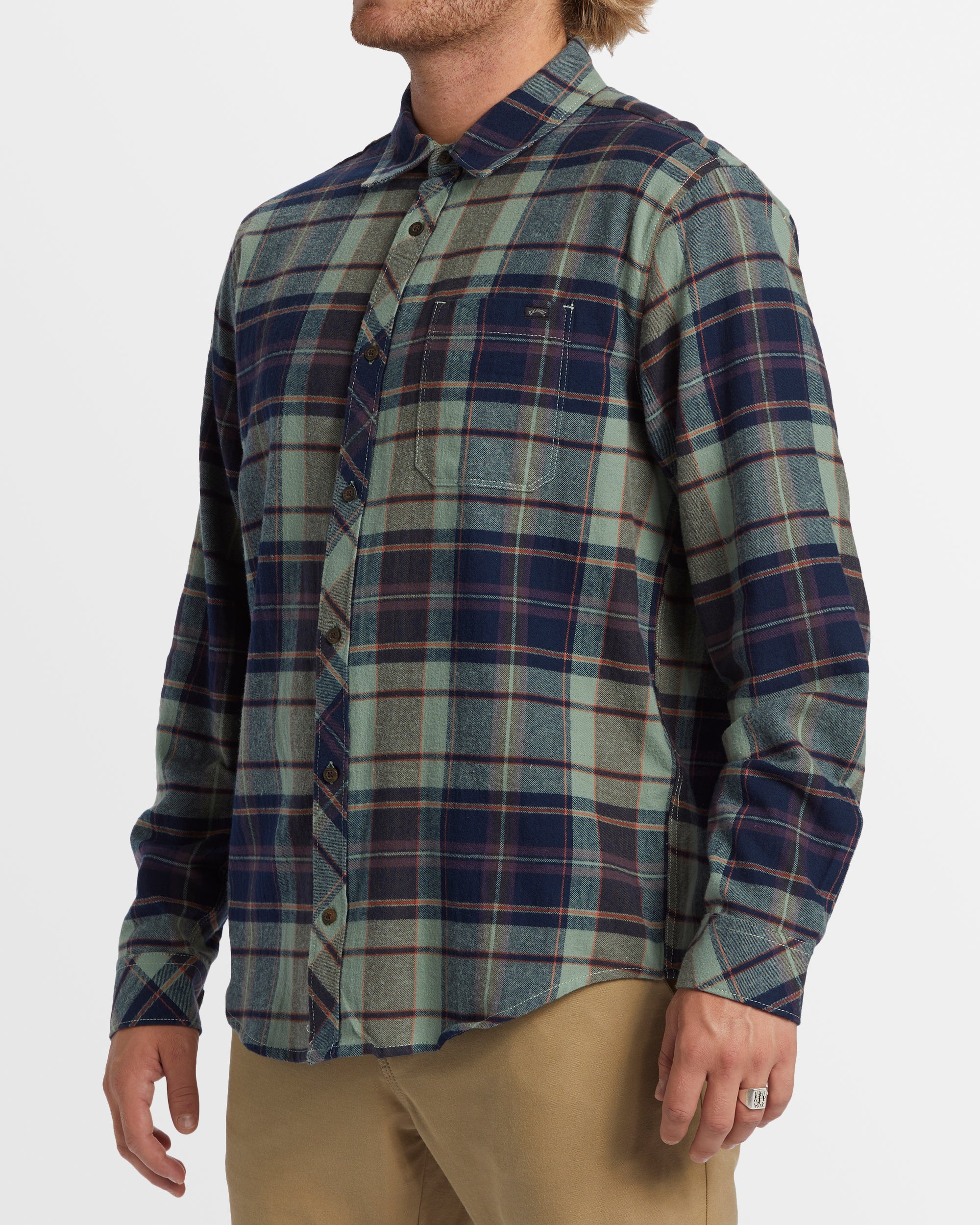 Mens Coastline Flannel Shirt - Image 2