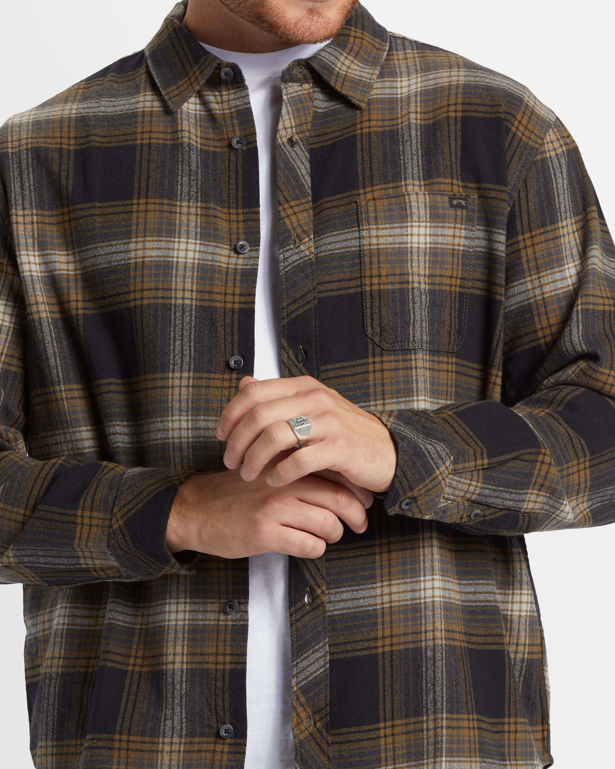 Mens Coastline Flannel Shirt - Image 4
