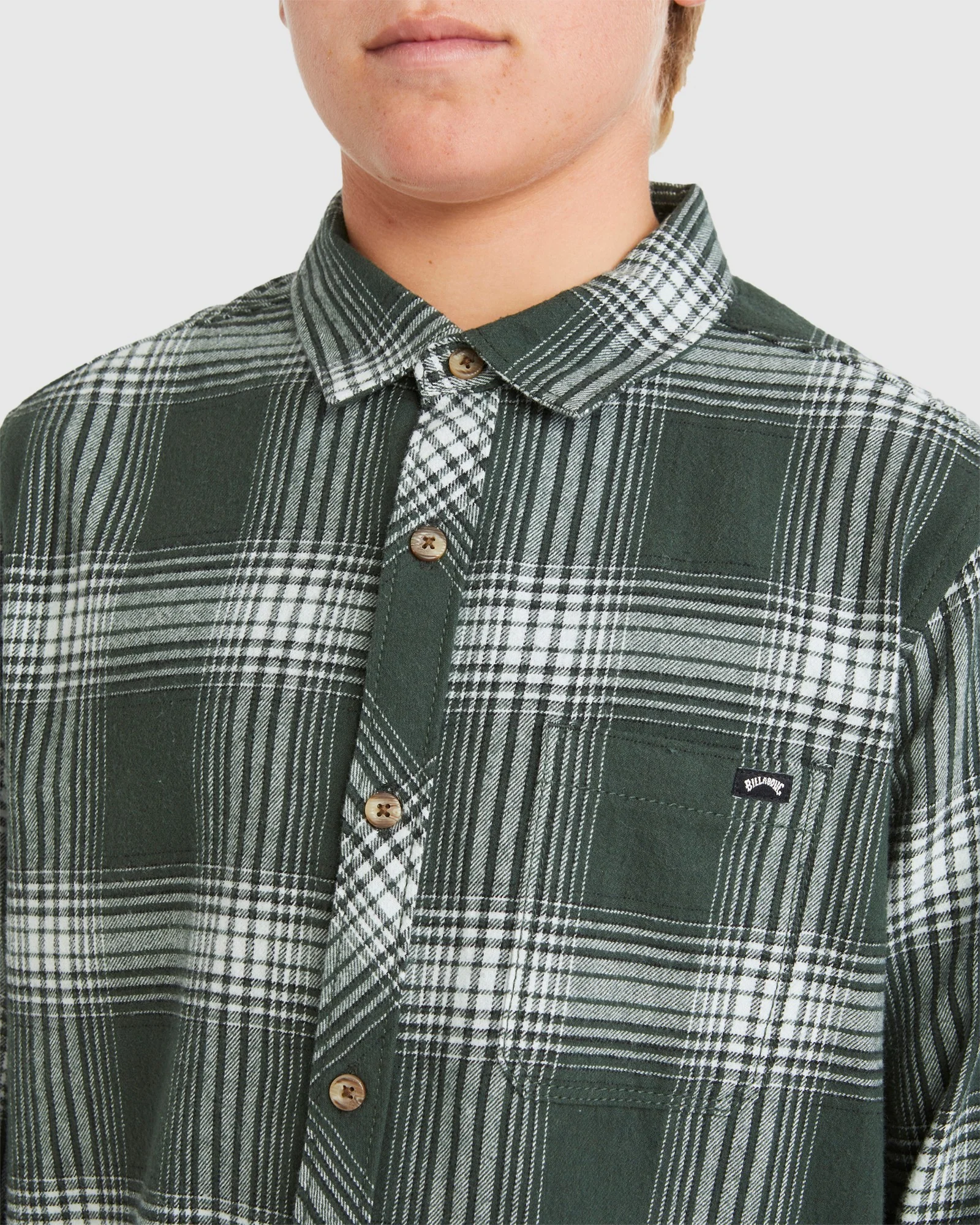 Boys 8-16 Coastline Flannel Shirt - Image 4