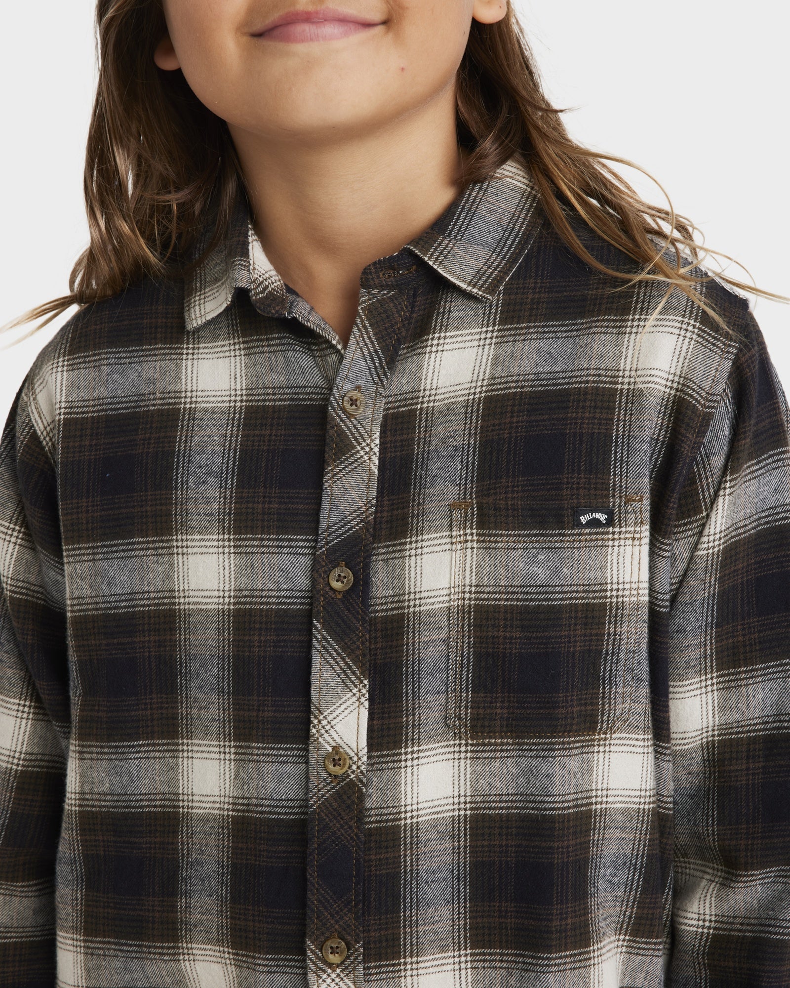 Boys 8-16 Coastline Flannel Shirt - Image 4