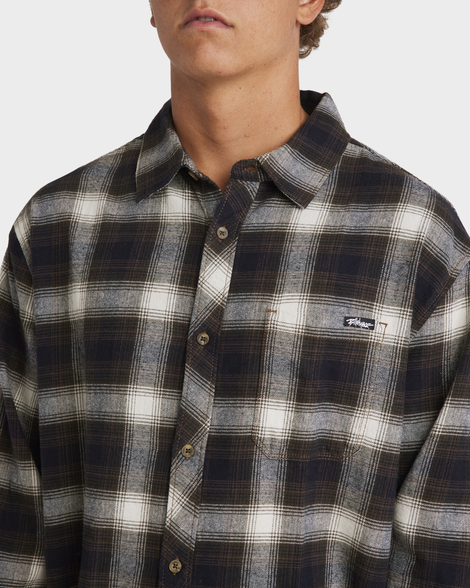 Mens Coastline Flannel Shirt - Image 5