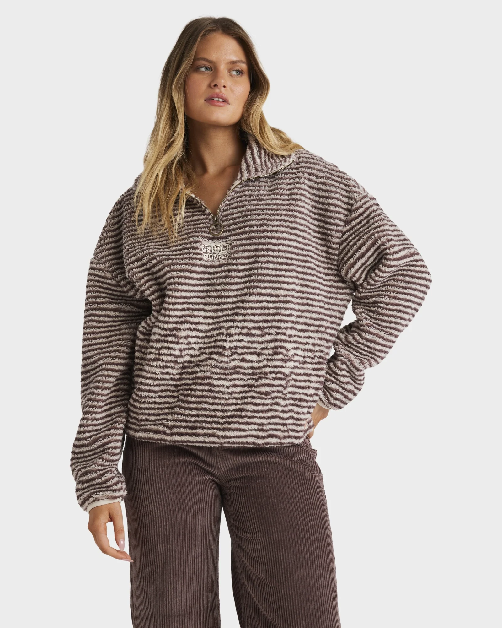 Womens Cool Tides Half Zip Fleece Pullover - Image 2