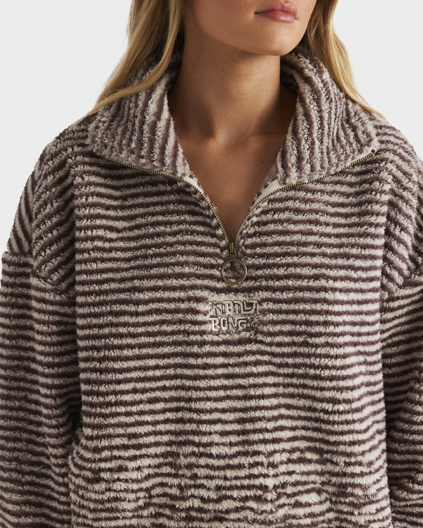 Womens Cool Tides Half Zip Fleece Pullover - Image 5
