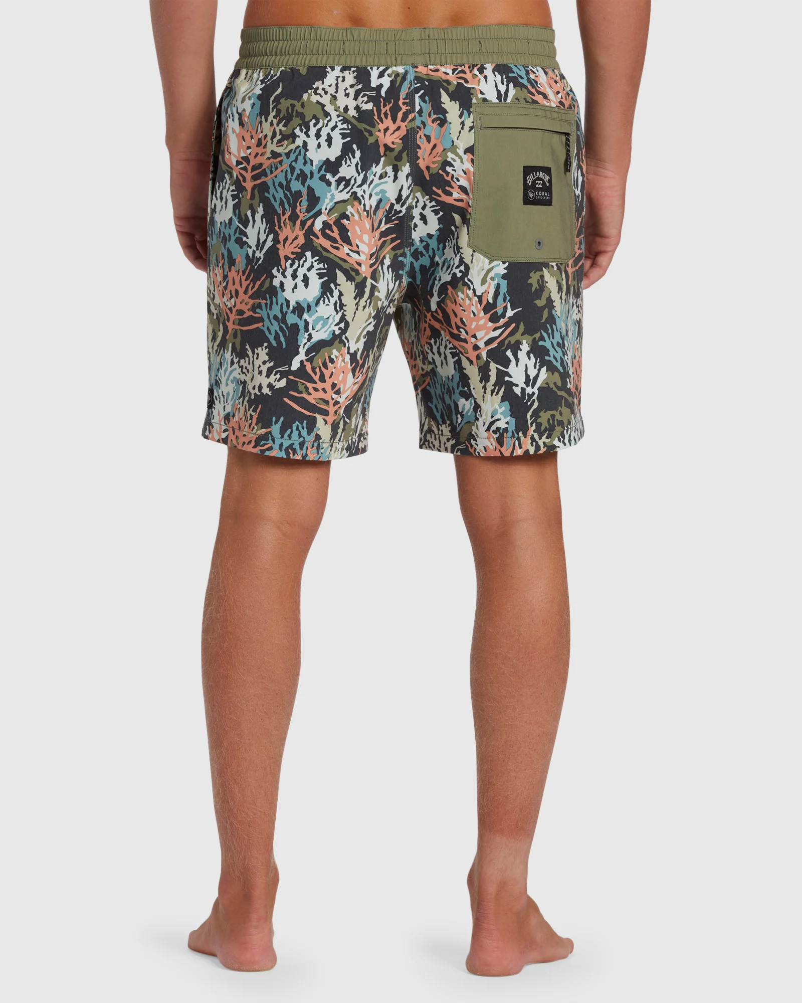 Mens Coral Garden Layback Boardshorts - Image 3