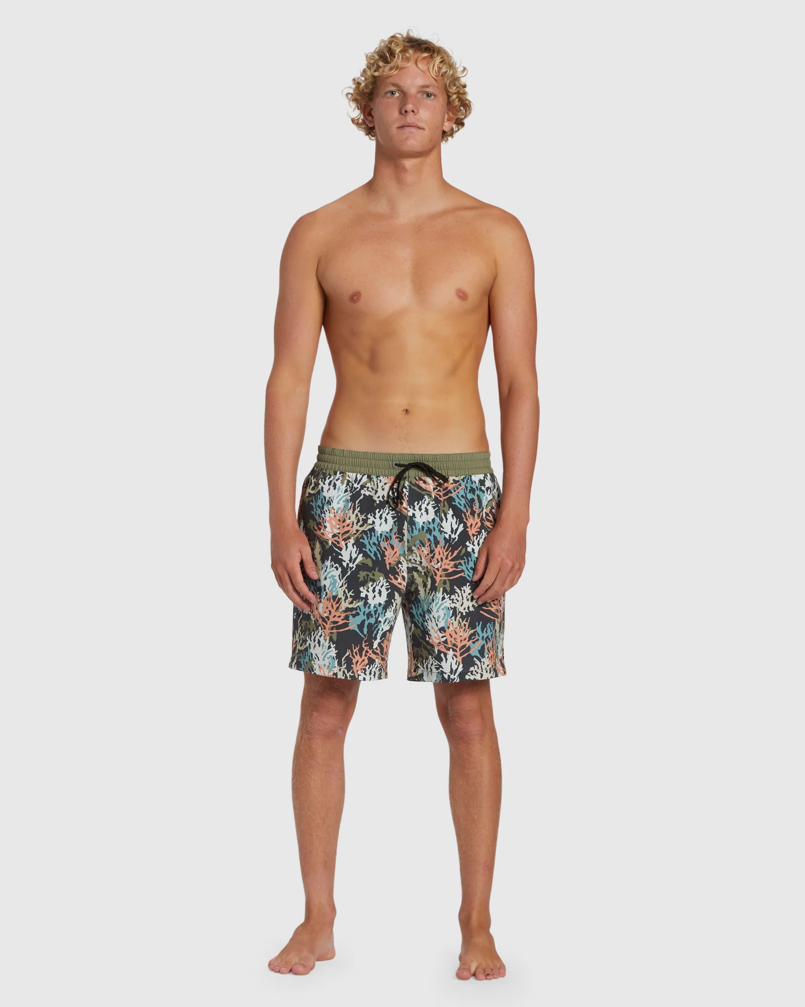 Mens Coral Garden Layback Boardshorts - Image 5