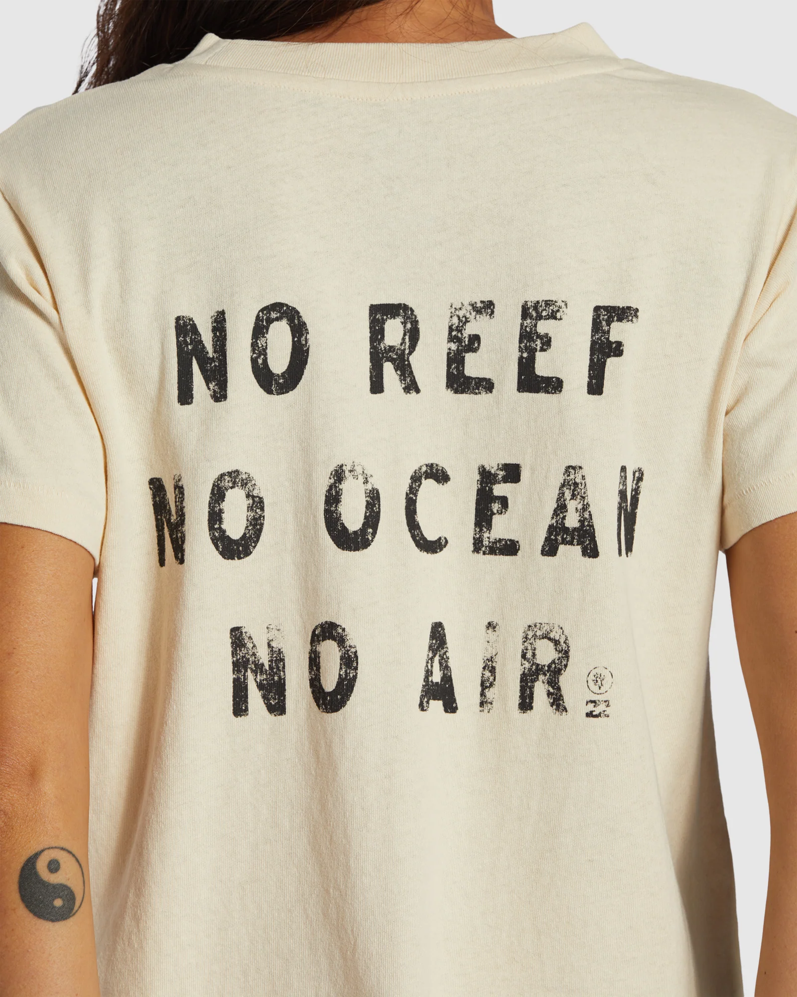 Womens Coral Gardener Shrunken T-Shirt - Image 4
