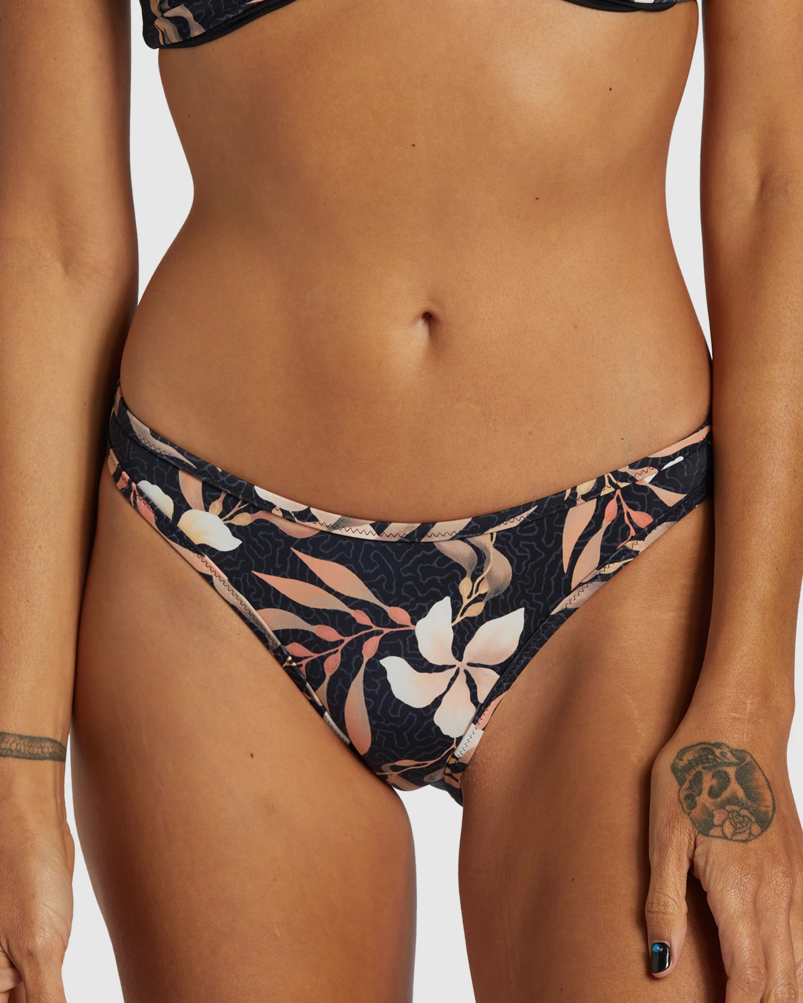 Womens Coral Gardeners High Leg Bikini Bottom - Image 4