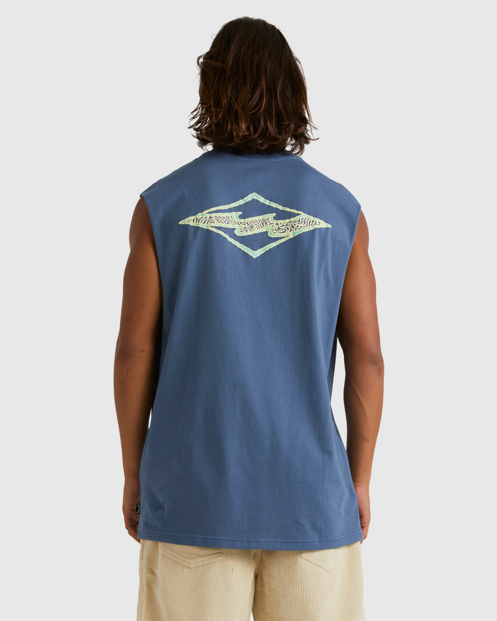 Mens Crayon Wave Tank Top - Image 2