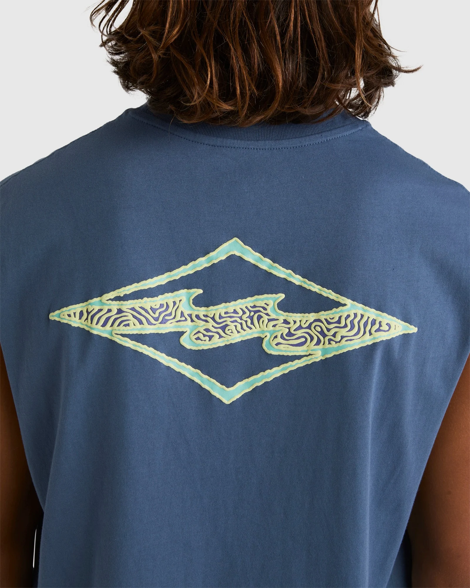 Mens Crayon Wave Tank Top - Image 4
