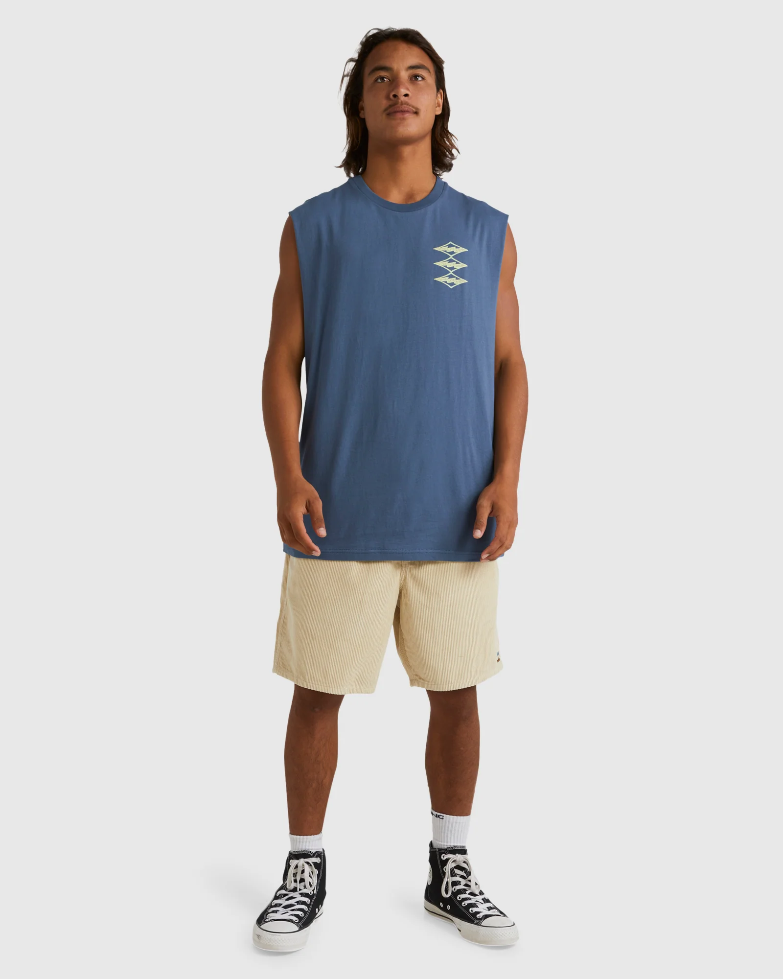 Mens Crayon Wave Tank Top - Image 5