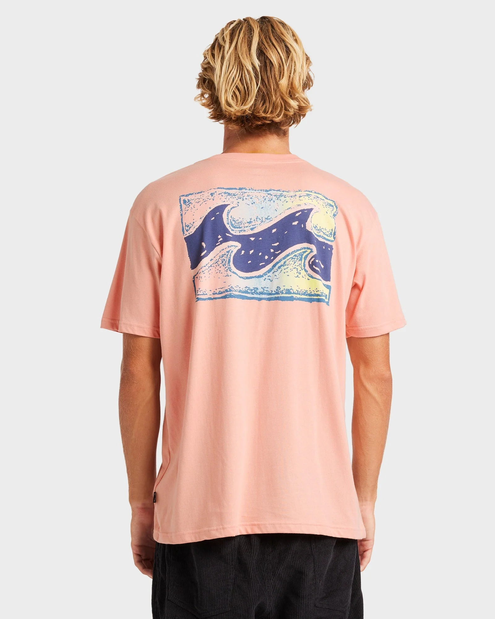 Mens Crayon Wave Premium T-Shirt - Image 2