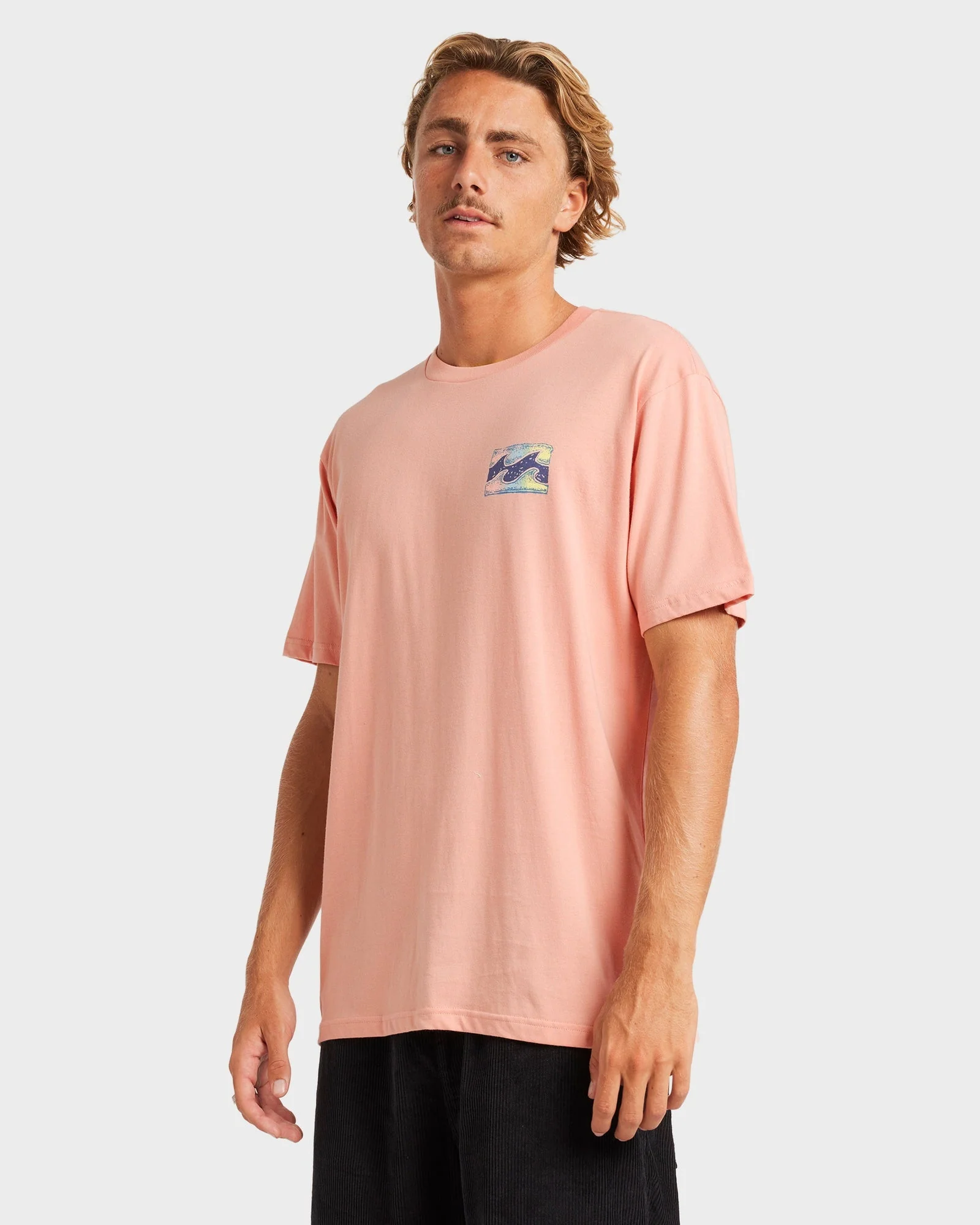 Mens Crayon Wave Premium T-Shirt - Image 3