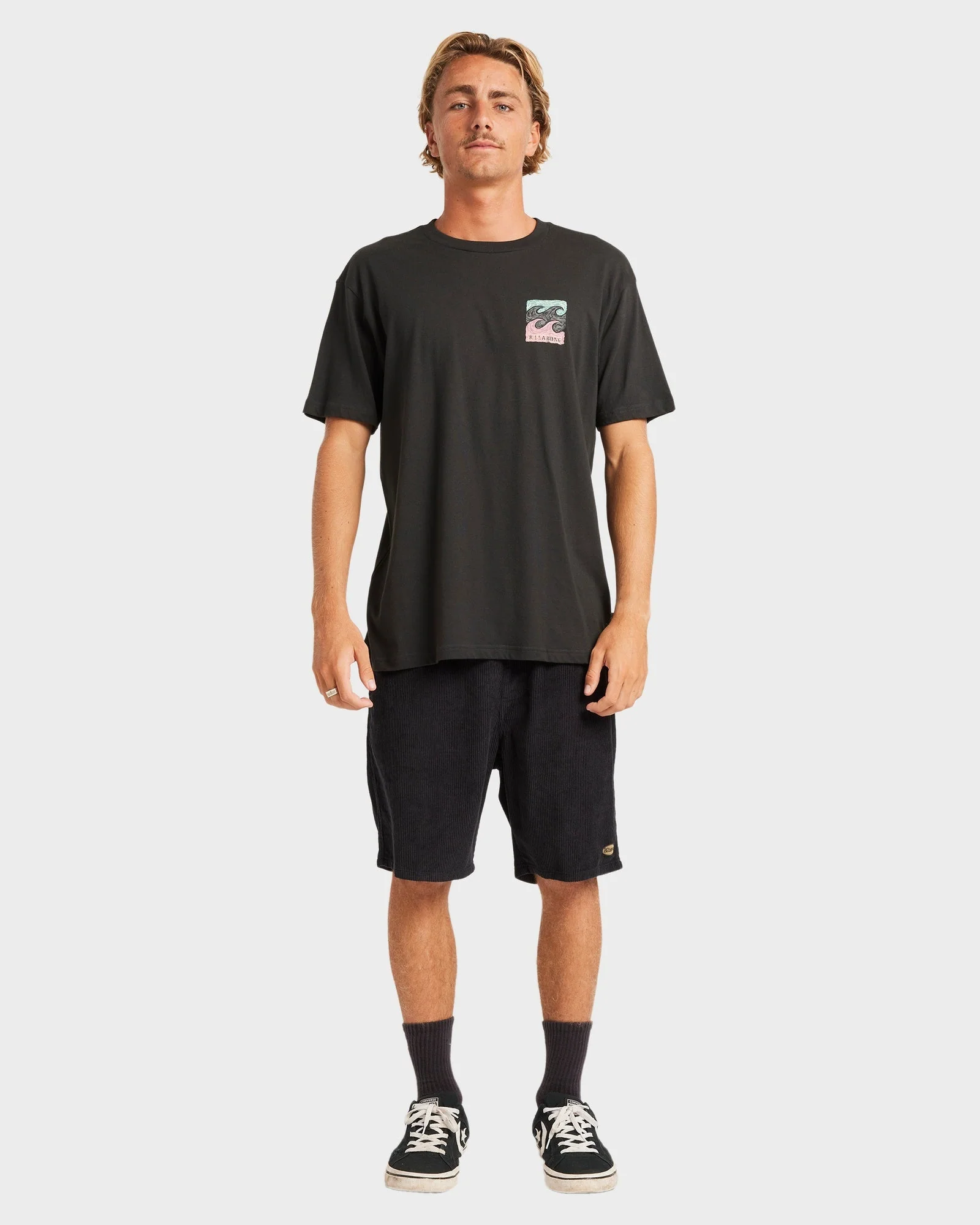 Mens Crayon Wave Premium T-Shirt - Image 4