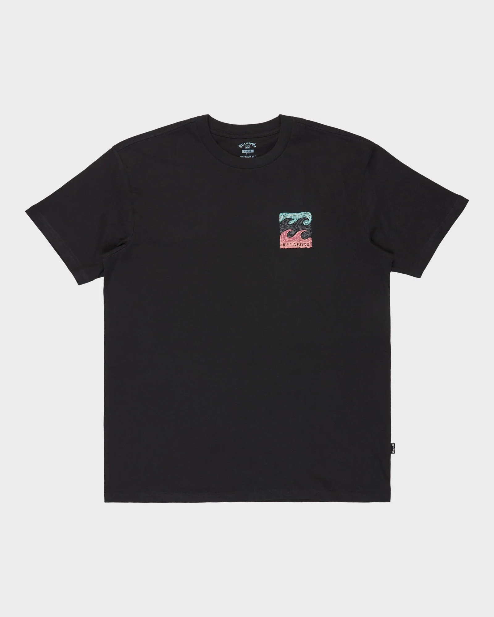 Mens Crayon Wave Premium T-Shirt - Image 5