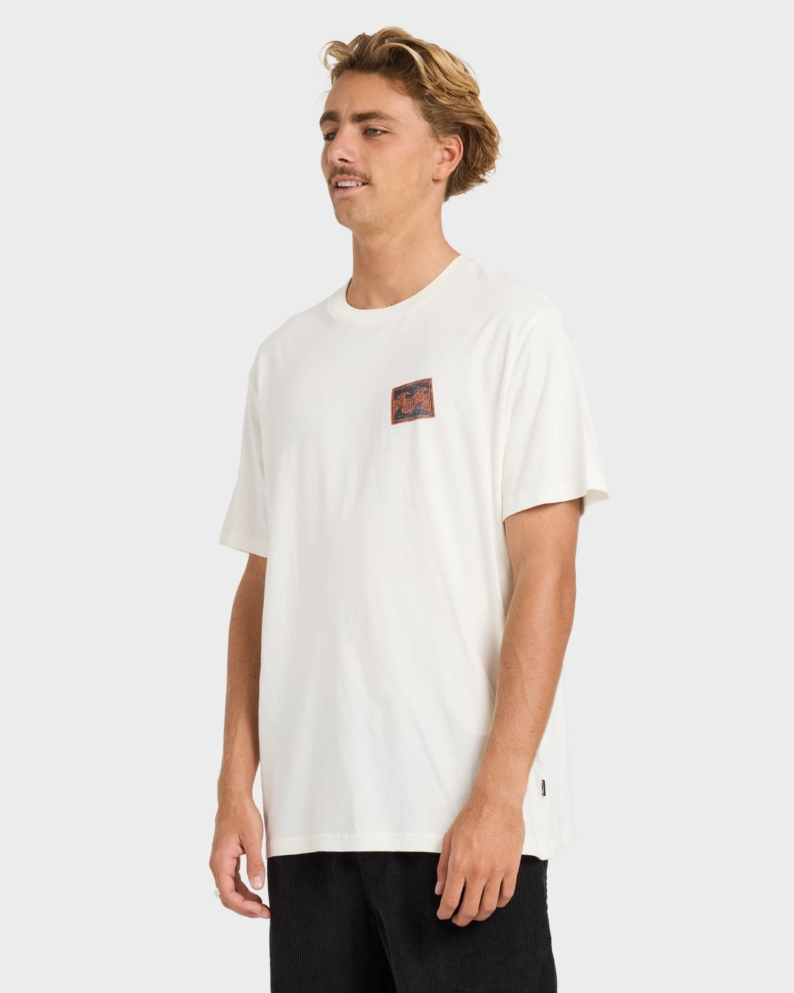 Mens Crayon Wave Premium T-Shirt - Image 3