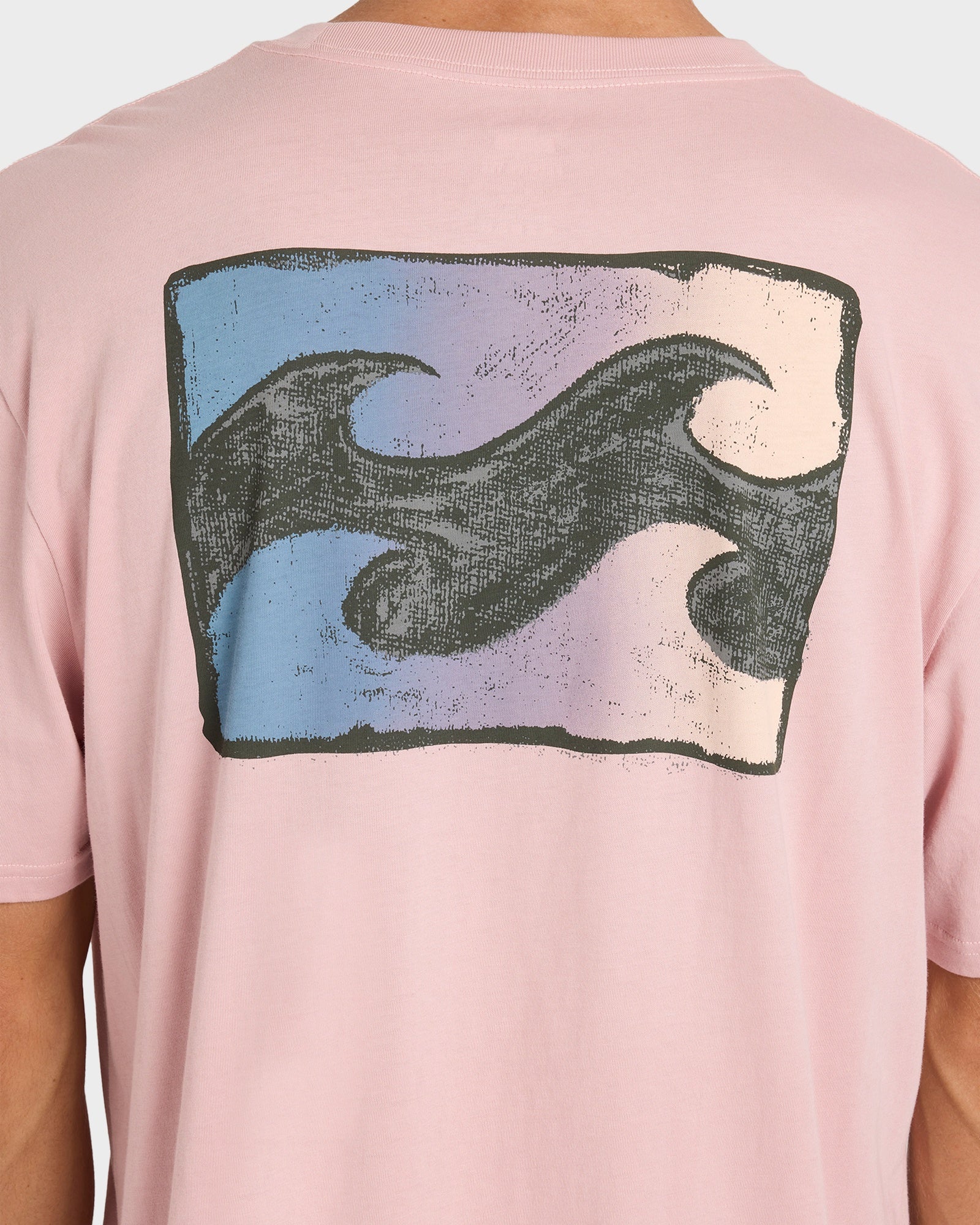 Mens Crayon Wave Premium T-Shirt - Image 4