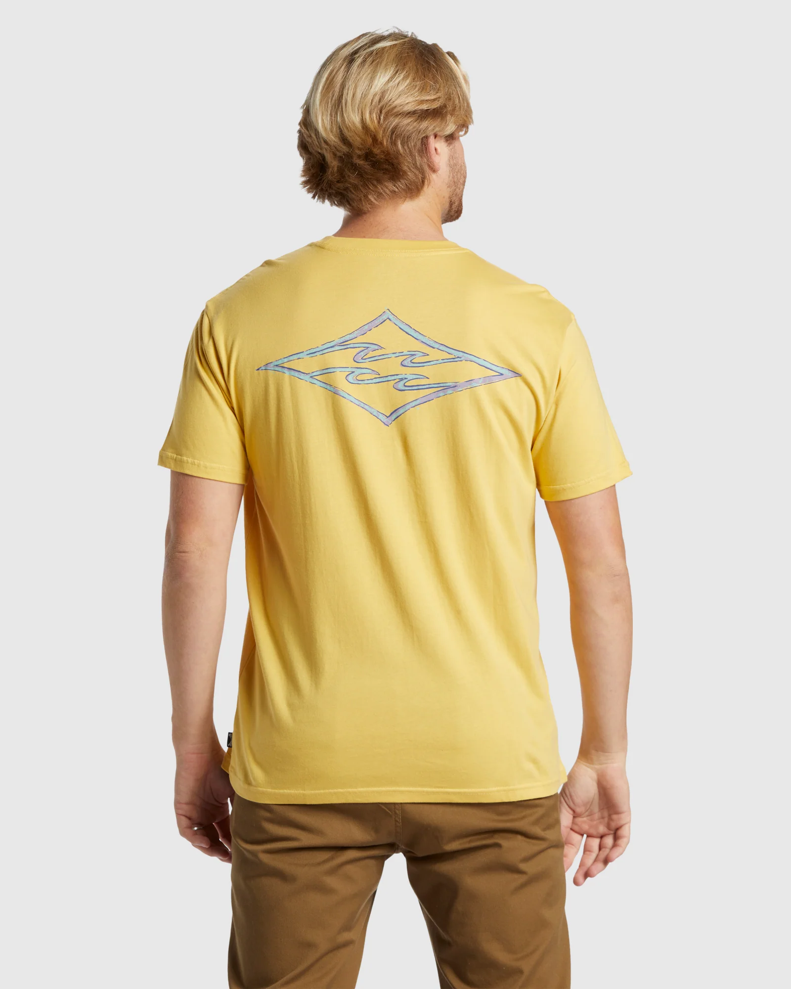 Mens Crayon Wave T-Shirt - Image 2