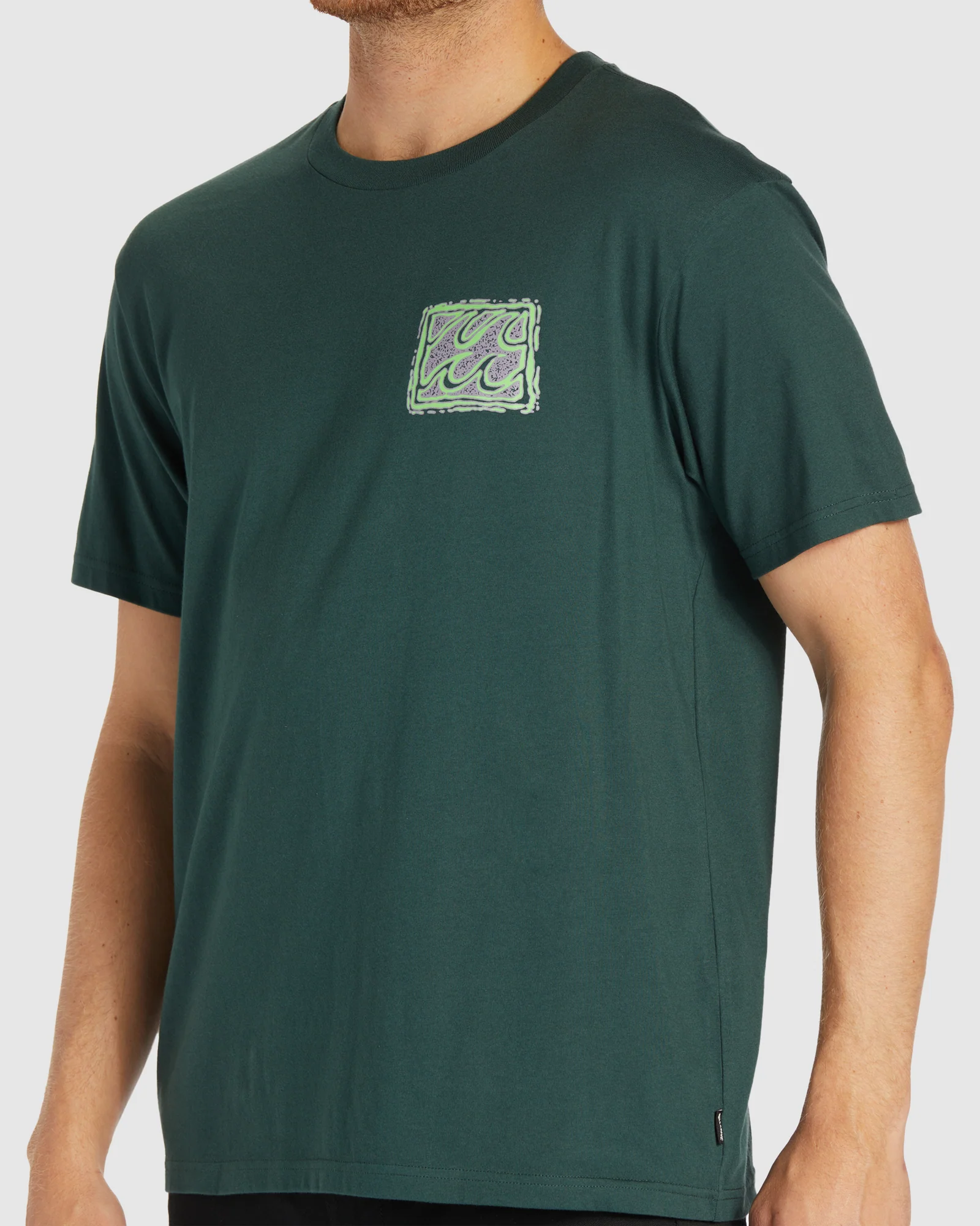 Mens Crayon Wave T-Shirt - Image 4