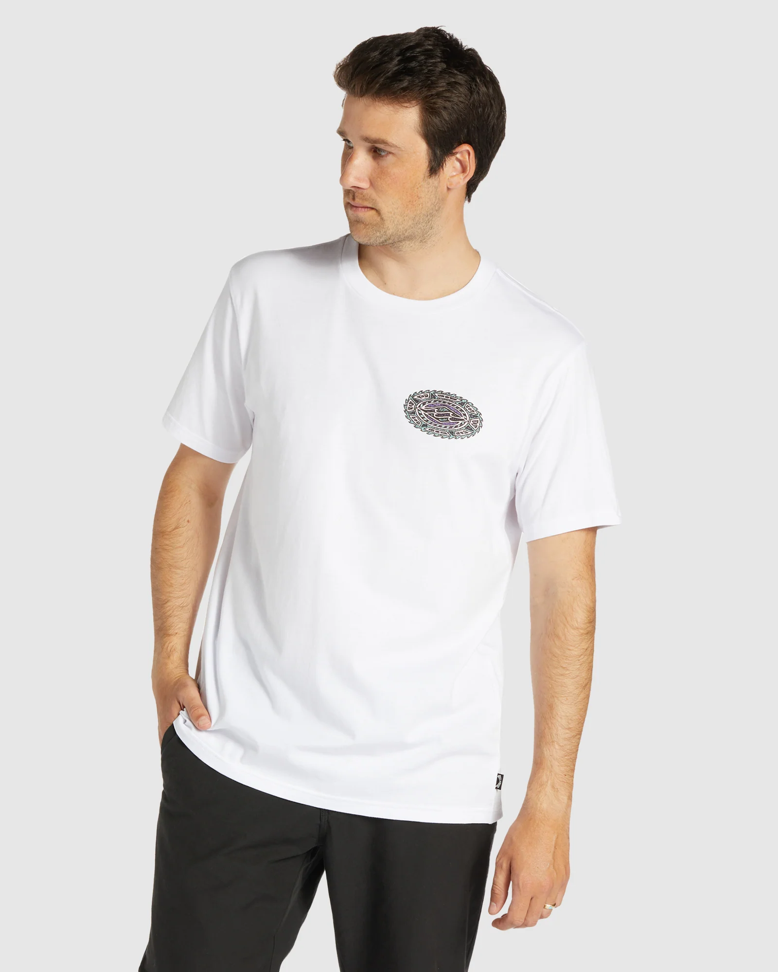 Mens Crayon Wave T-Shirt - Image 3