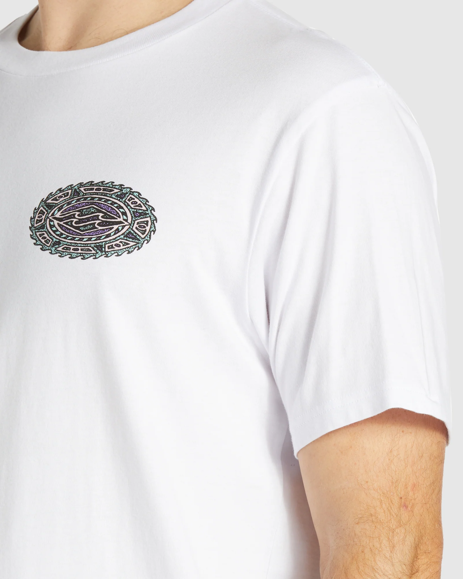 Mens Crayon Wave T-Shirt - Image 4
