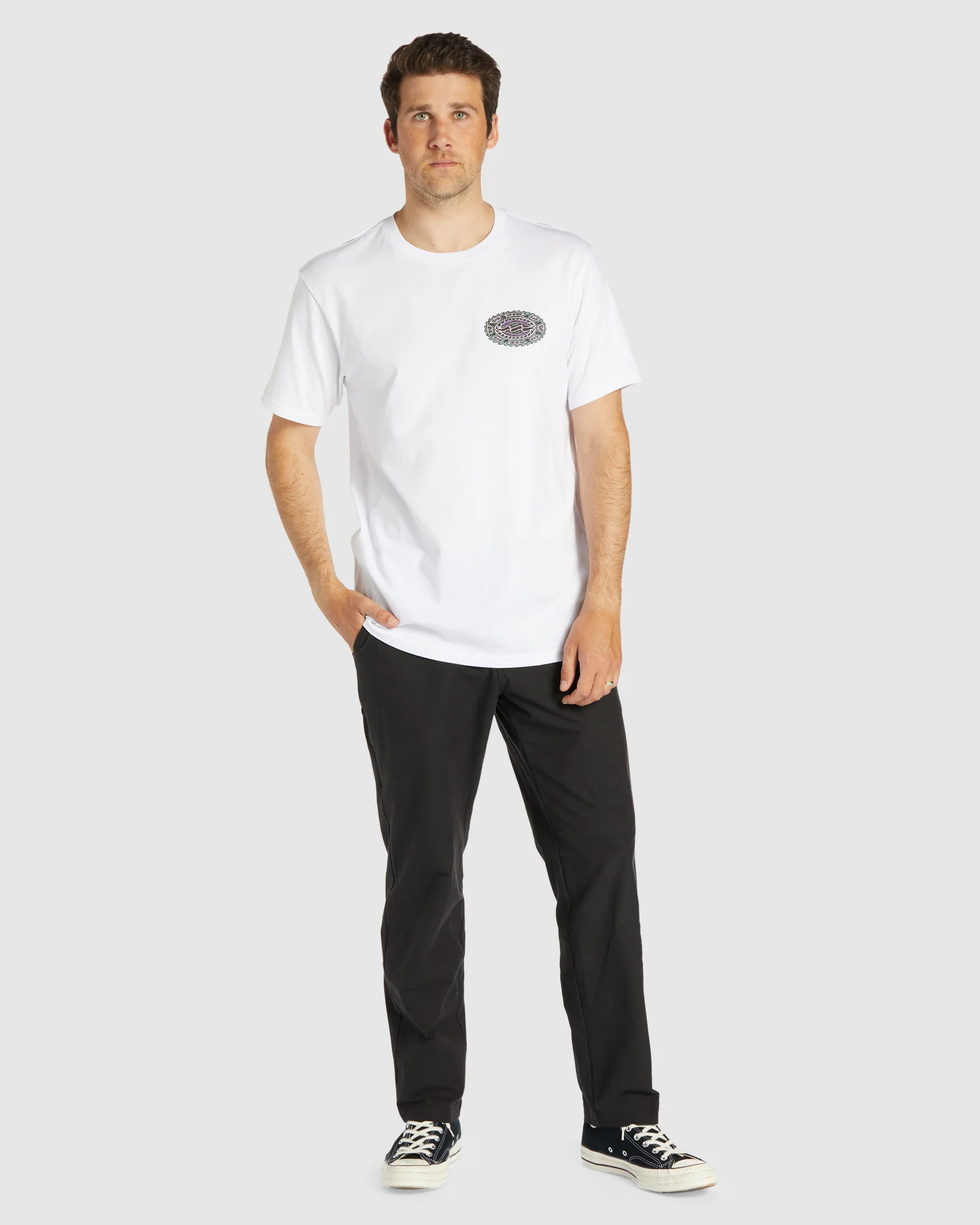 Mens Crayon Wave T-Shirt - Image 5
