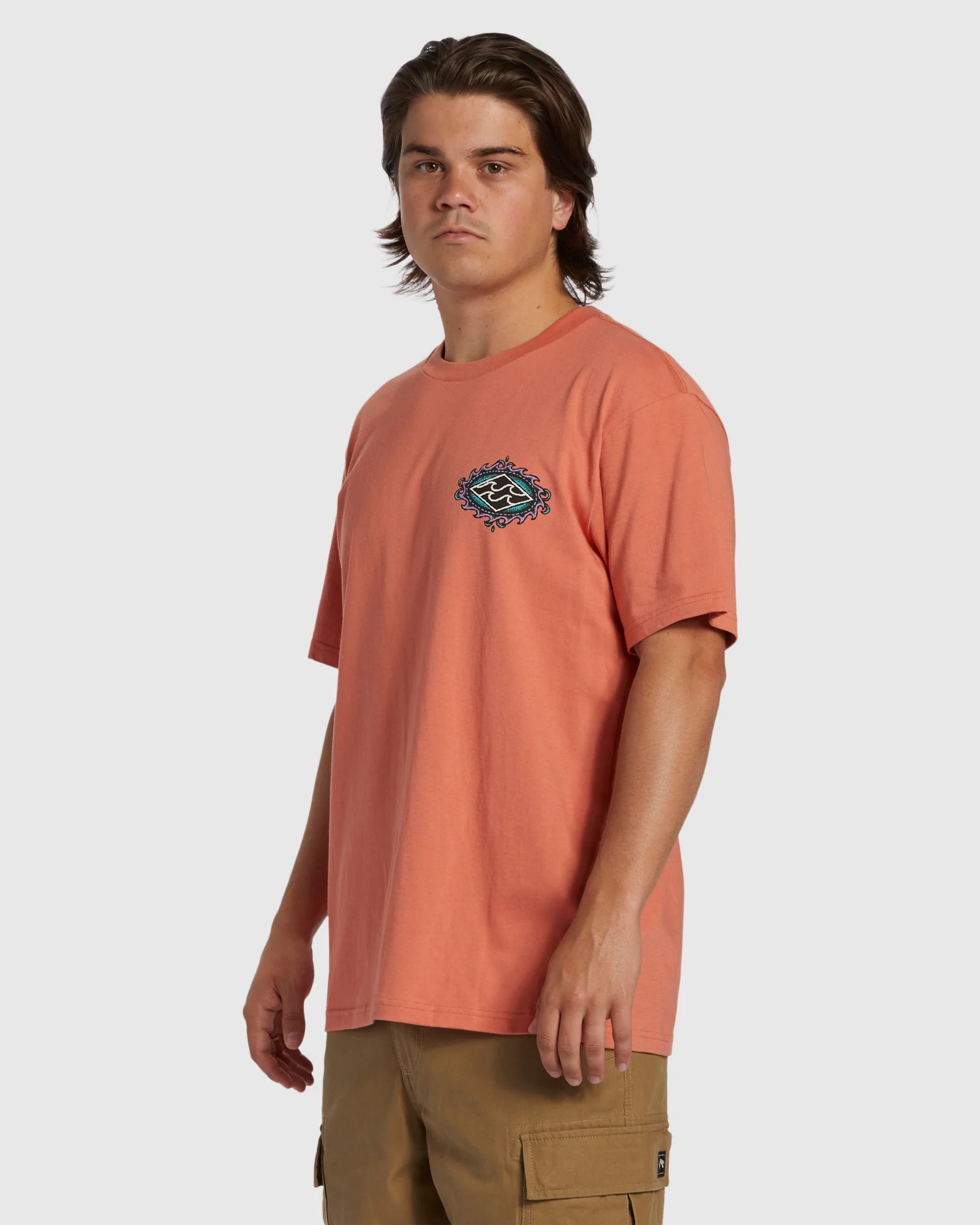 Mens Crayon Wave T-Shirt - Image 3